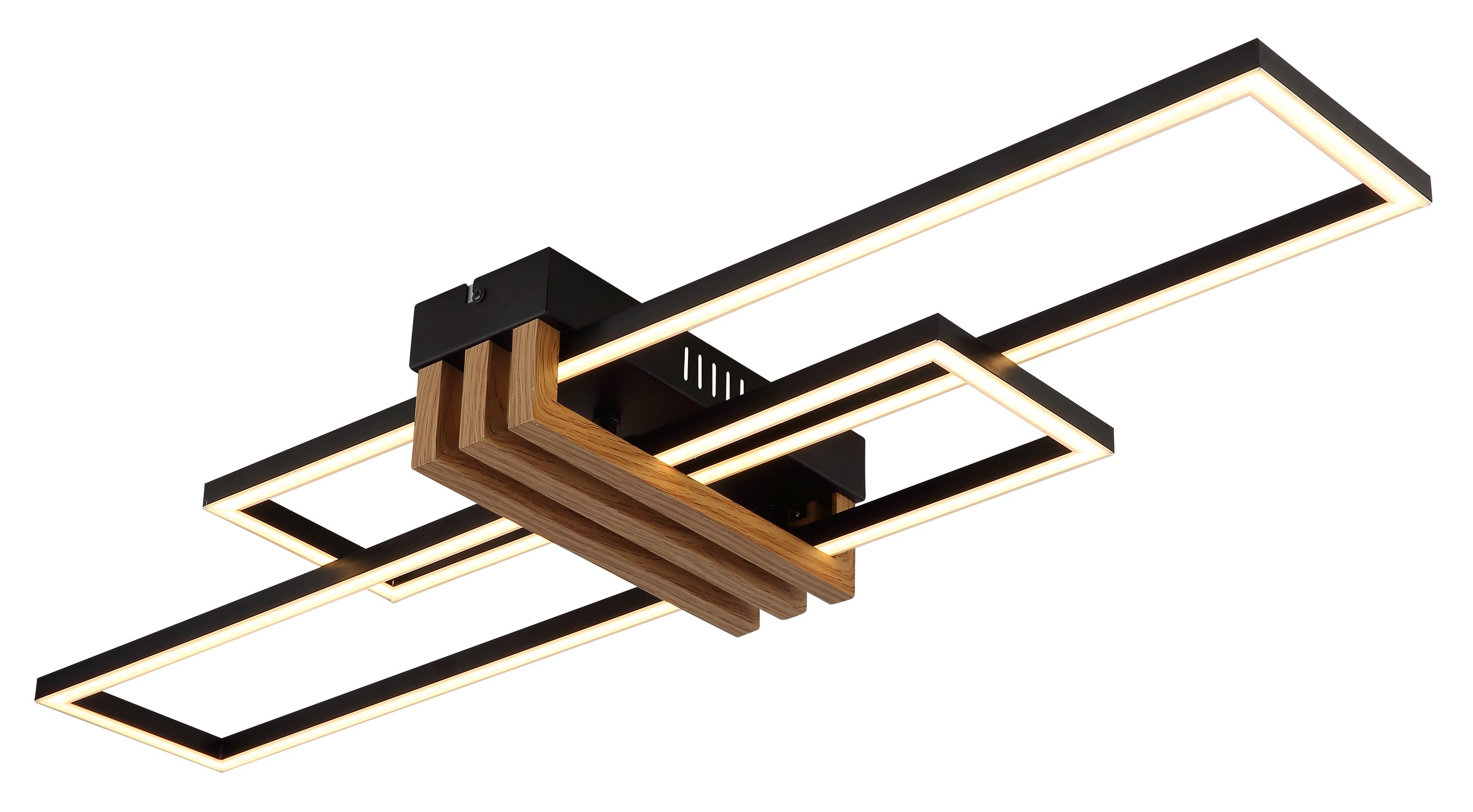 GLOBO LIGHTING Deckenleuchte »DAKARI I« LED-Modul 1 Stk. Warmweiß Deckenlampe Wohnzimmer-Leuchte Schlafzimmer-Leuchte Flur Küche