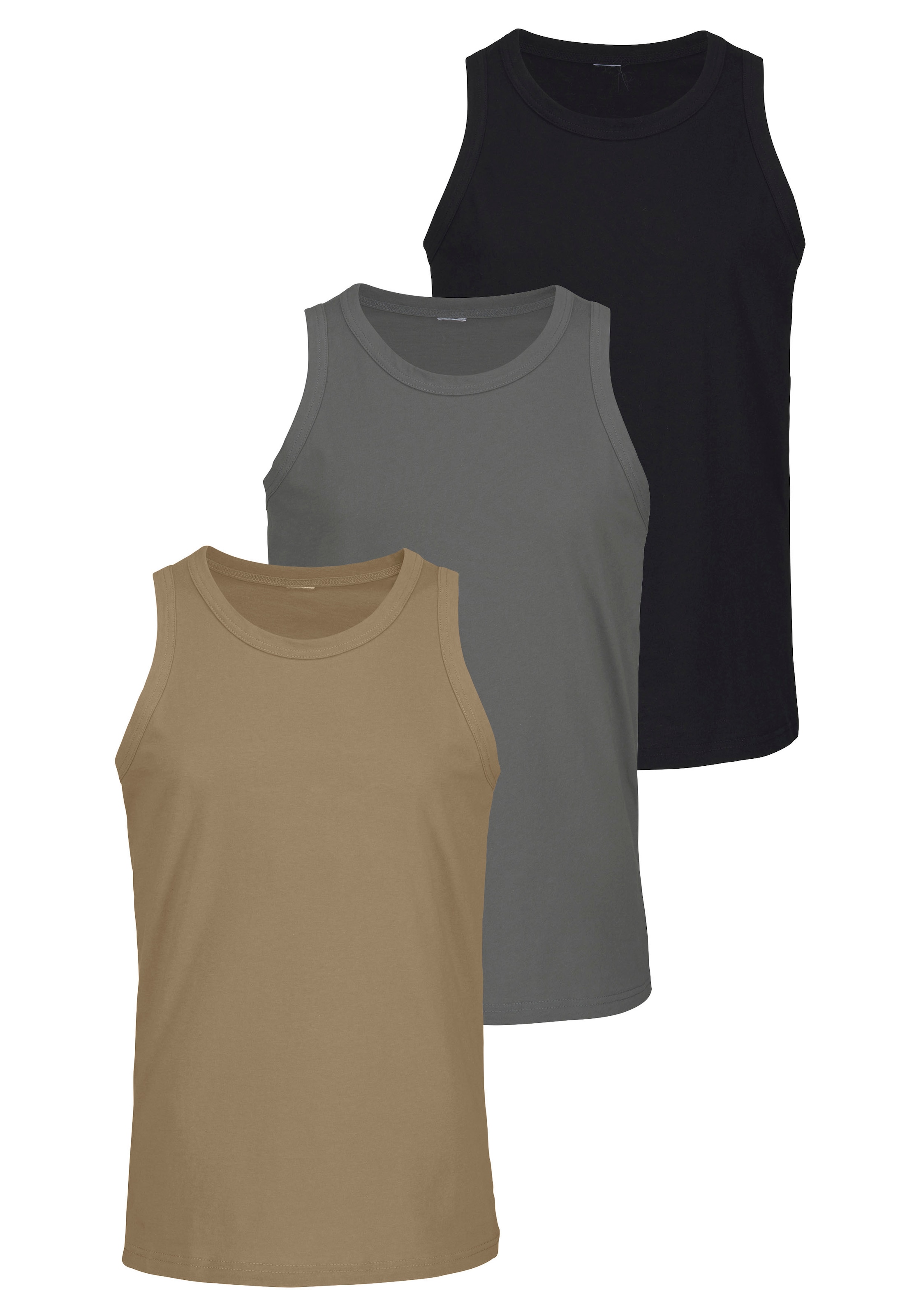 H.I.S Tanktop Men's Olive Green L 7