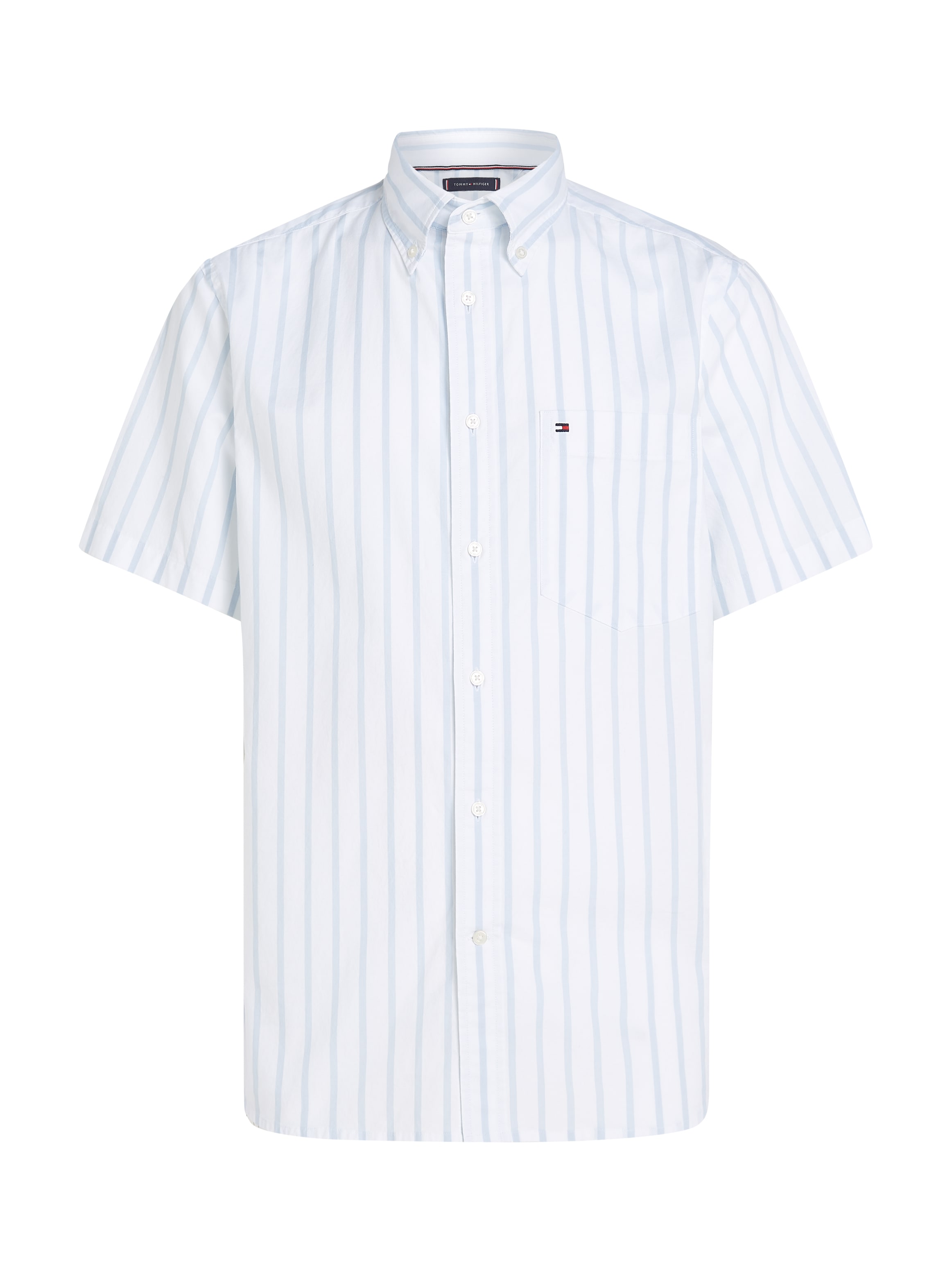 Tommy Hilfiger Kurzarmhemd »FLEX POPLIN STP SHIRT S/S«