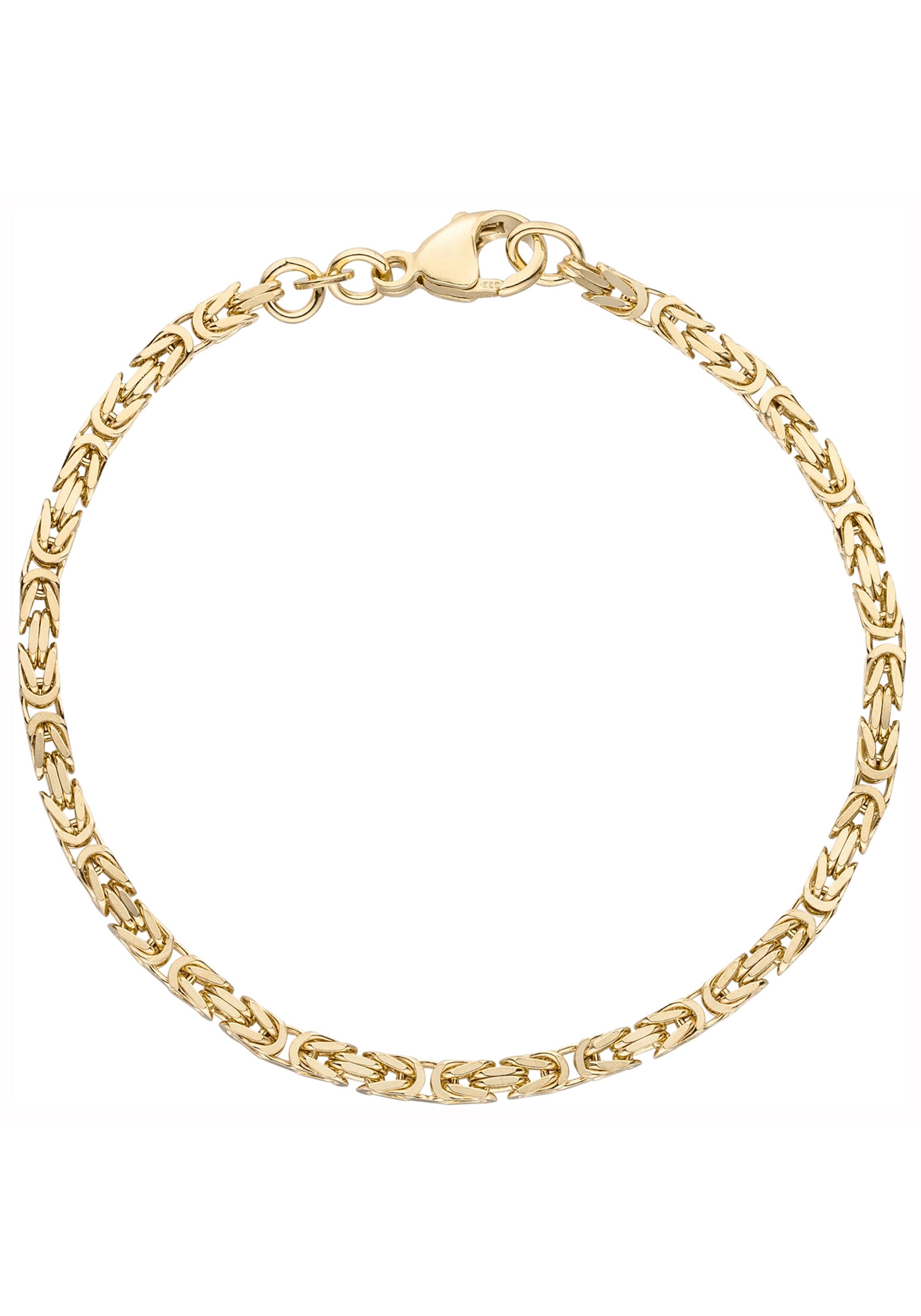 JOBO Armband, Königsarmband 333 Gold massiv 19 cm