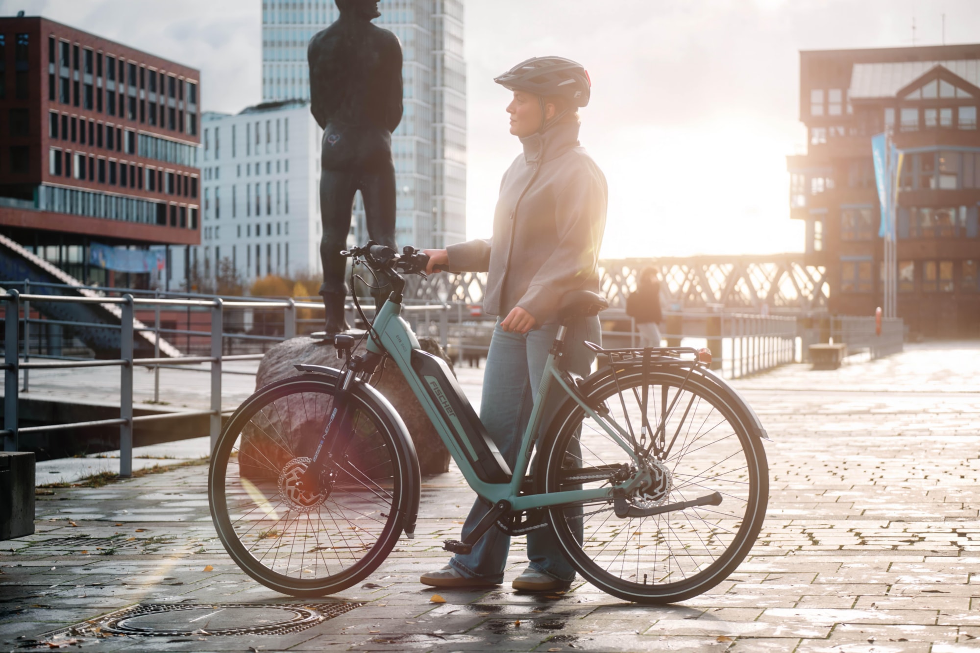 FISCHER Fahrrad »CITA 2403 459« 7 Gang Shimano NEXUS Schaltwerk Frontmotor mit Akku-Ladegerät;mit Werkzeug,  Pedelec, Elektrofahrrad für Damen und Herren
