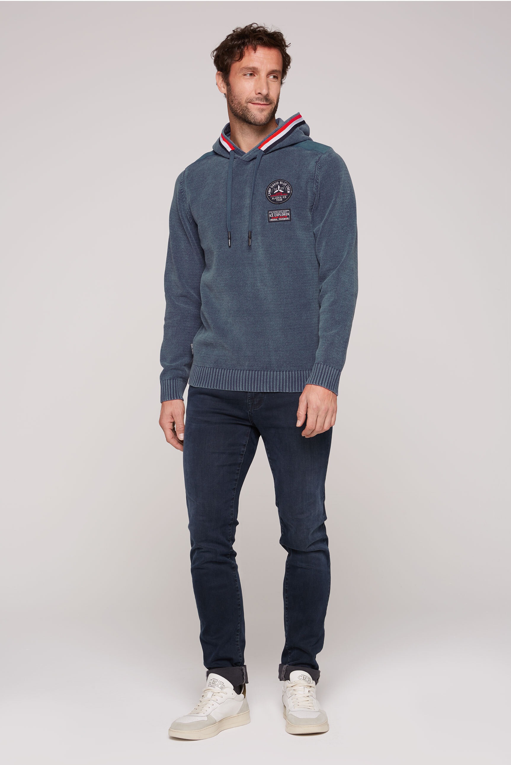 CAMP DAVID Kapuzenpullover, aus Baumwolle