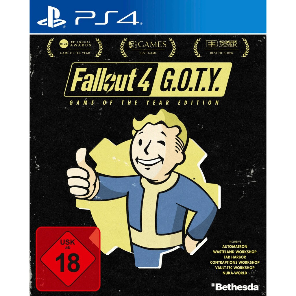 Bethesda Spielesoftware »Fallout 4 Game Of The Year Edition«, PlayStation 4