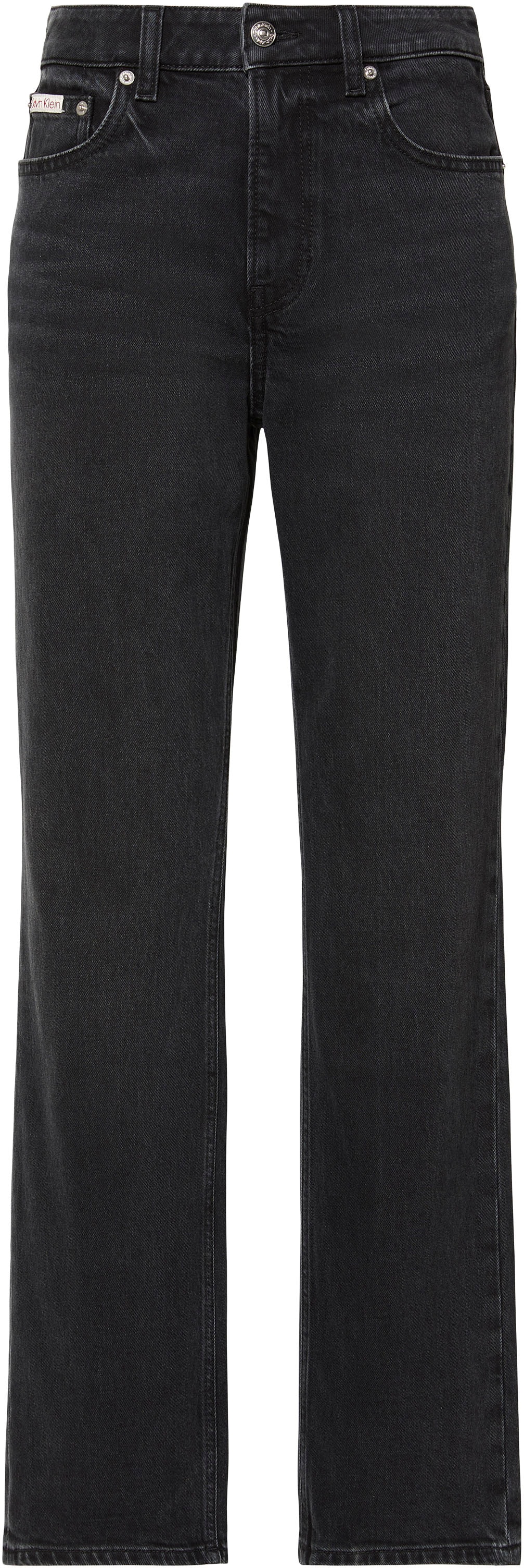 Calvin Klein Jeans Straight-Jeans "HGH RS STRGHT CK ESS" Mit Gürtelschlaufe günstig online kaufen