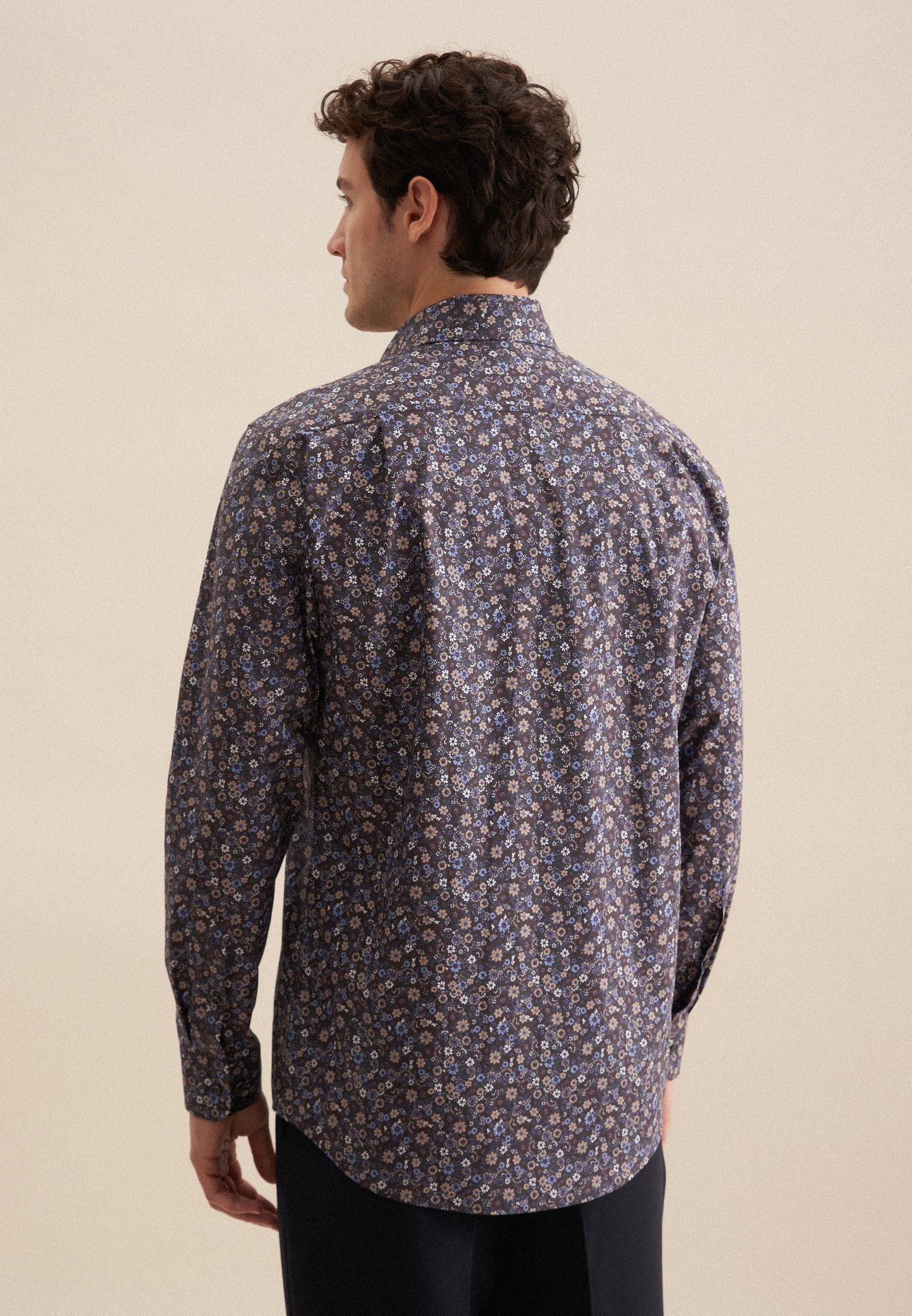 seidensticker Businesshemd "Regular" Regular 1/1 Kentkragen Floral günstig online kaufen