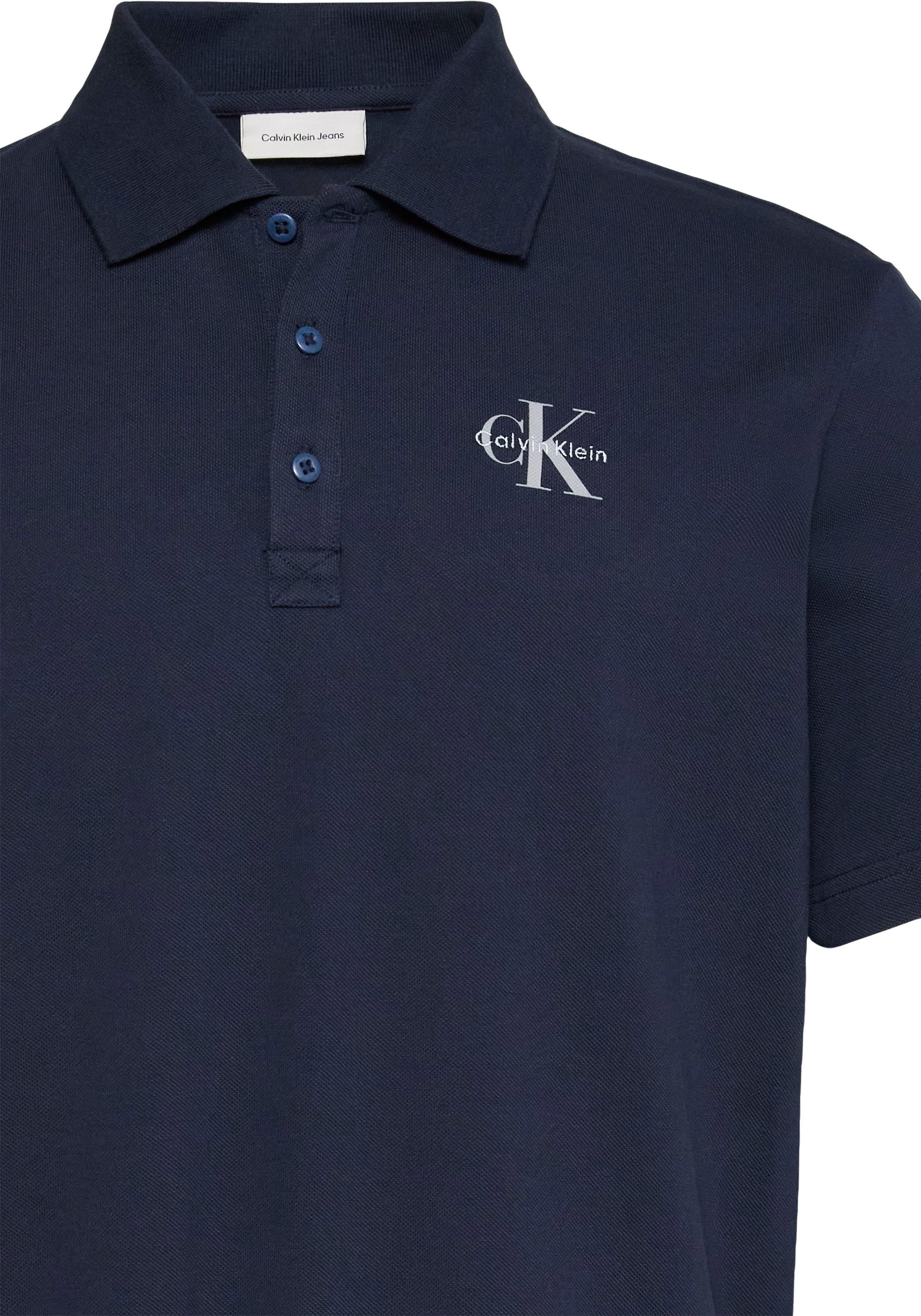 Calvin Klein Jeans Poloshirt »EASY MONOLOGO CASUAL PIQUE« Regular fit mit Polokragen