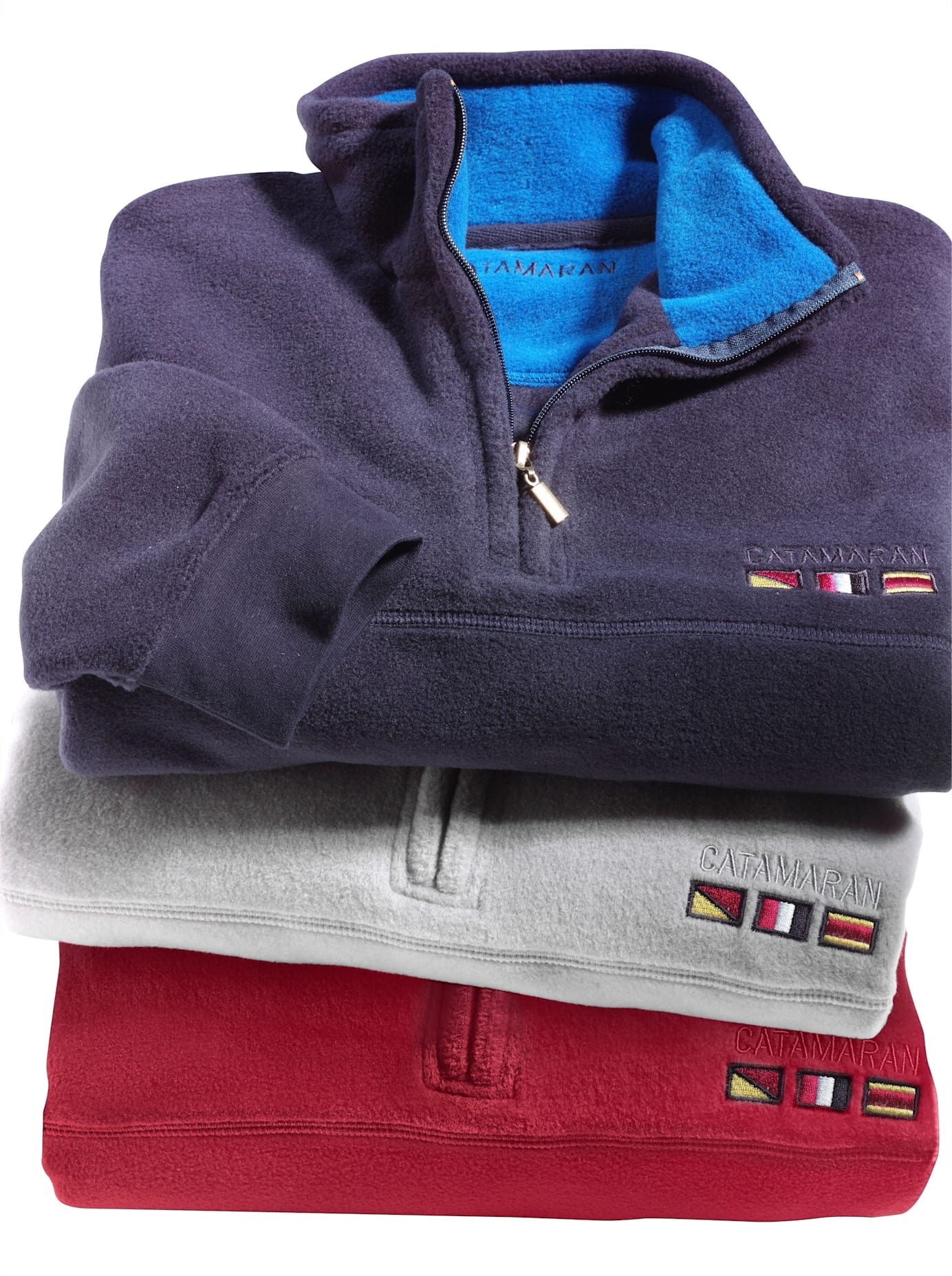 Catamaran Fleece Pullover Men's Bordeaux 48 2