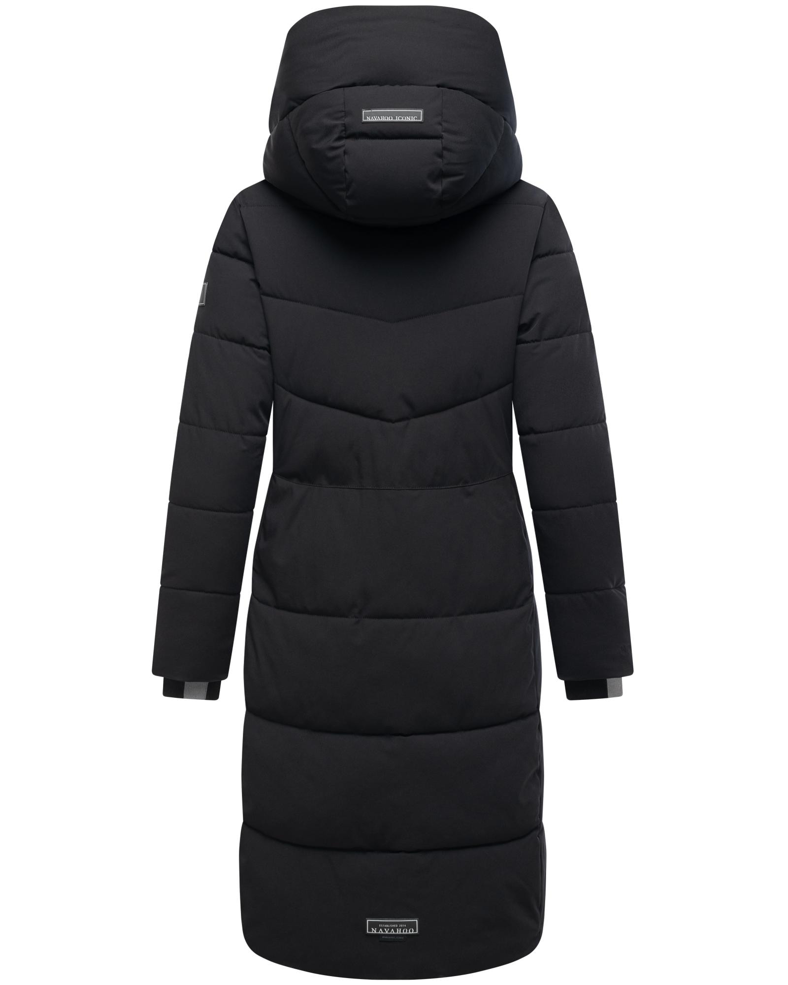 Navahoo Steppmantel »Schokokuss XIV«, Warmer Damen gesteppter Wintermantel mit Kapuze