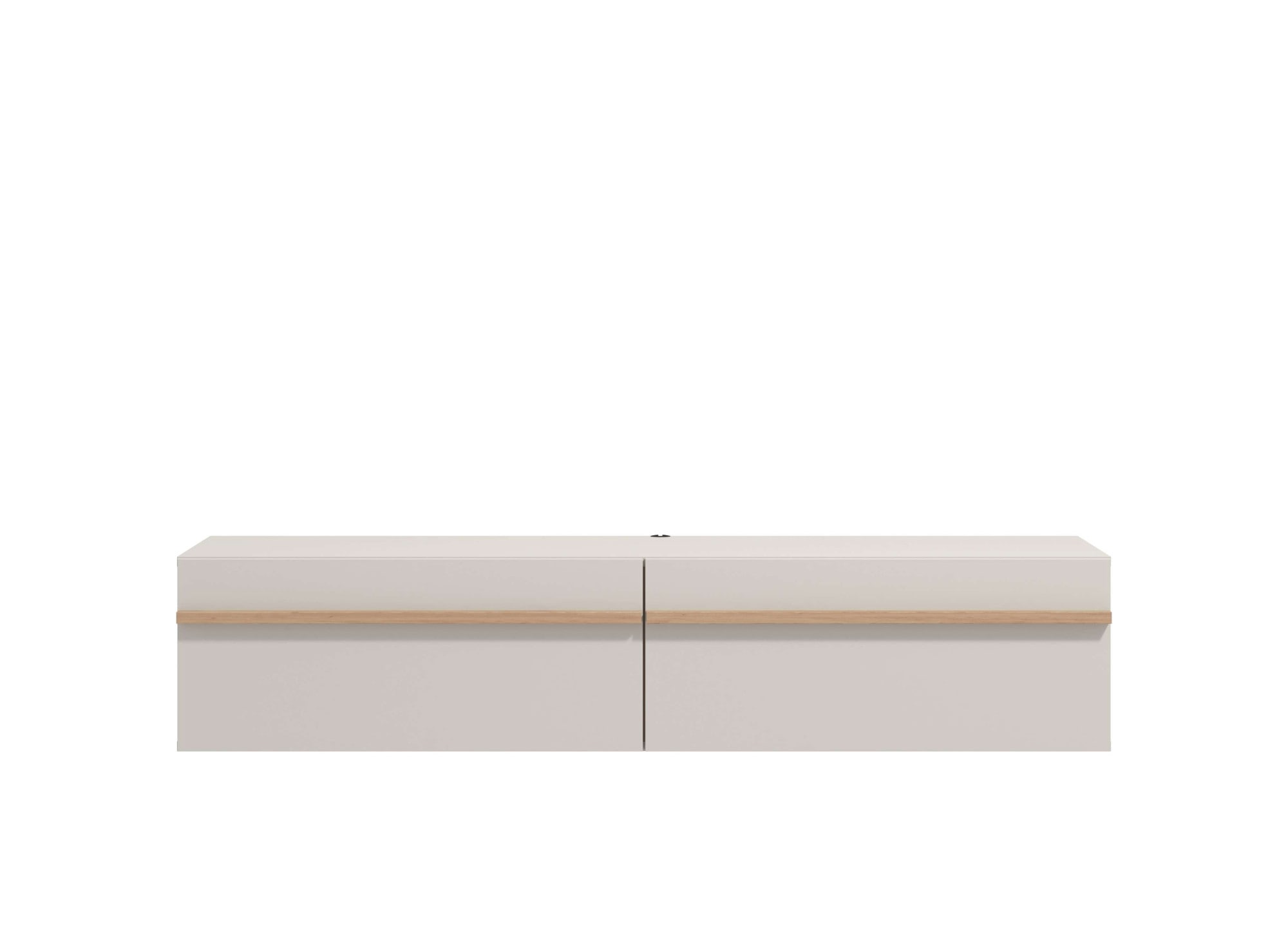 INOSIGN Lowboard »Arles TV-Kommode, Breite 128 /154/192 cm, TV-Schrank, Wandmontage«, mit geschlossenen Fächern, in Kaschmir Farbe, mit Klappentüren