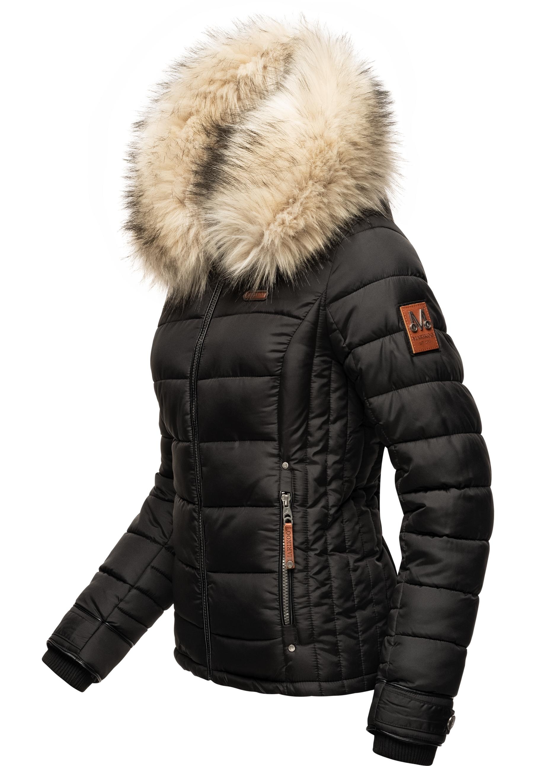 Marikoo Winterjacke "Lerikaa", mit Kapuze, Winter Steppjacke mit abnehmbare günstig online kaufen