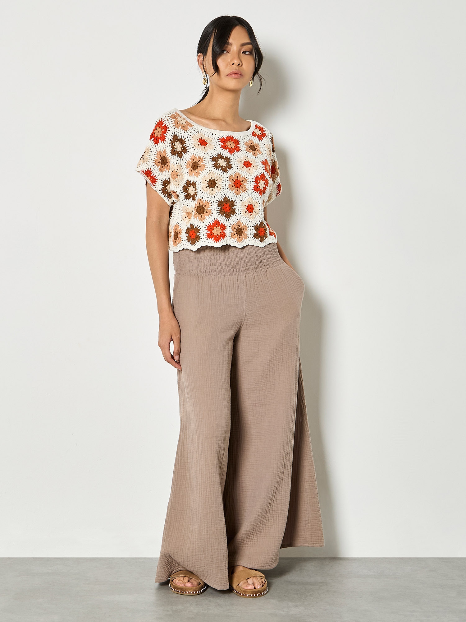 Apricot Stricktop »Top« mit Häkeldetails