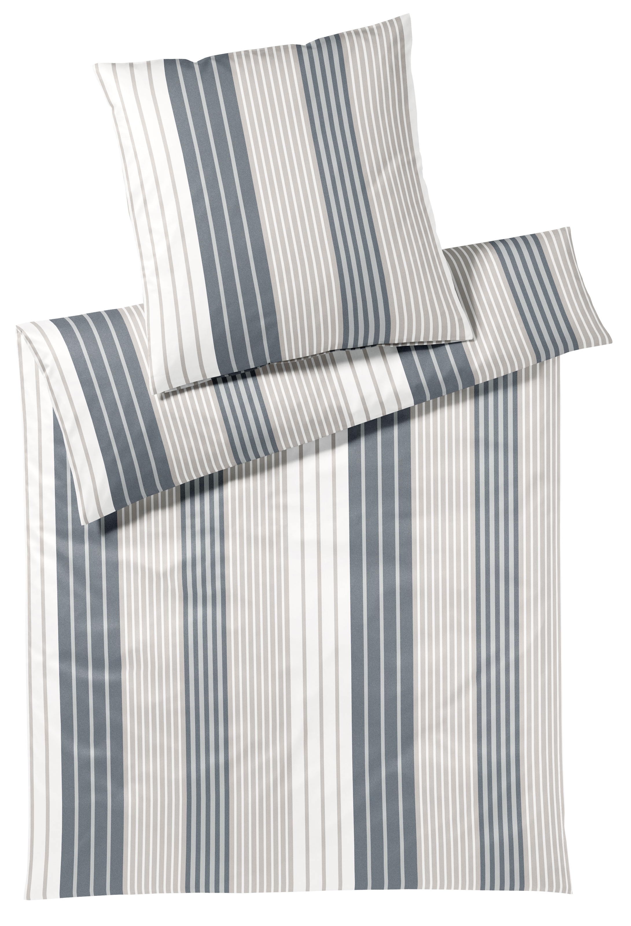 Elegante Bettwäsche "Range" 2 Stk. tlg. angenehmes Hautgefühl günstig online kaufen
