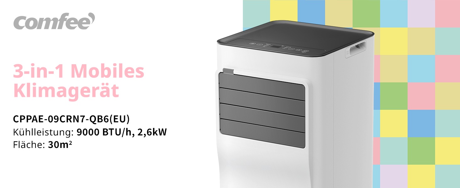 comfee 4-in-1-Klimagerät »»Easy Cool 9000««, für bis zu 33 m²