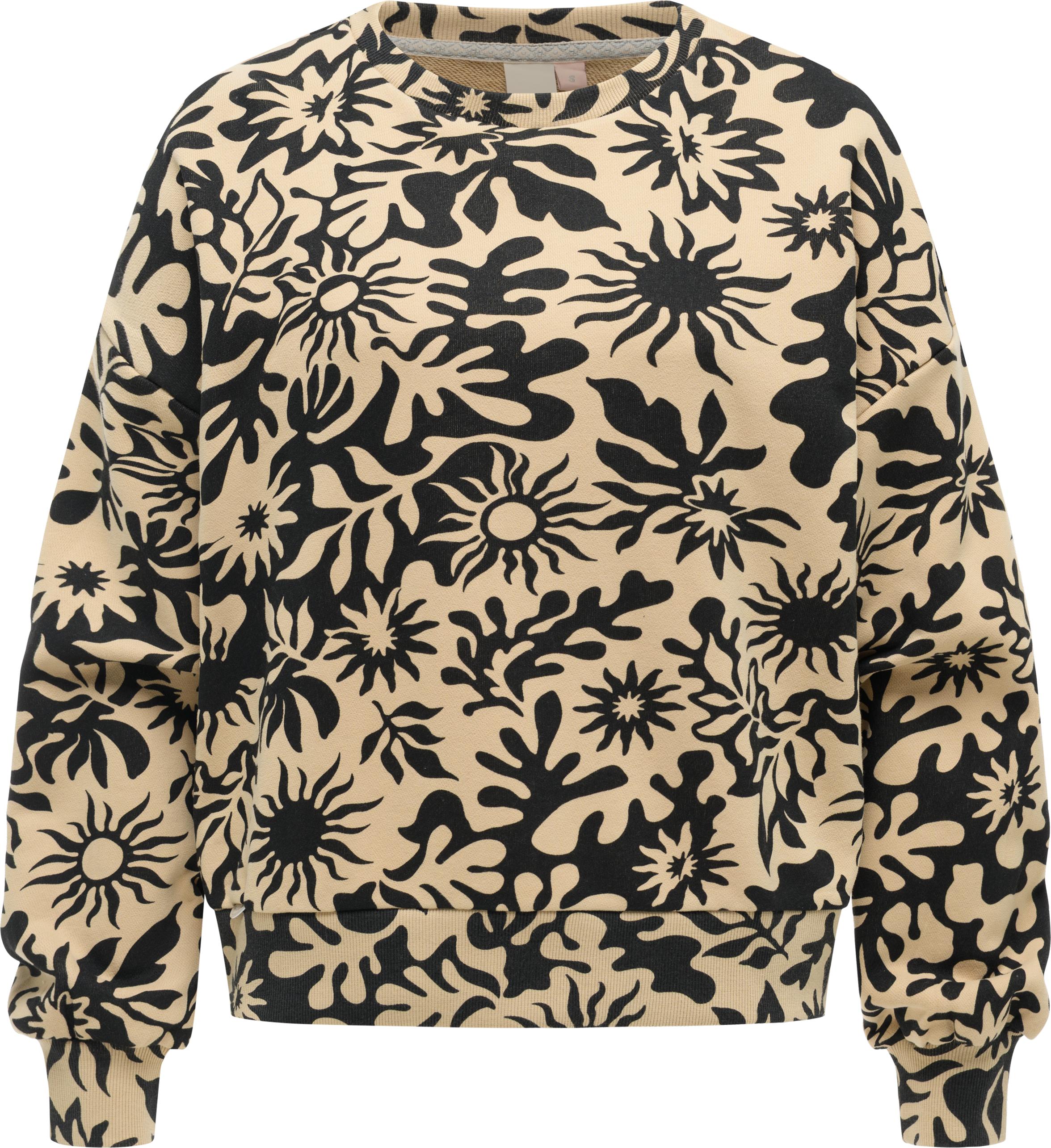 Ragwear Sweater "Wuss Print", lässiges oversized Damen Sweatshirt mit Allover-Print