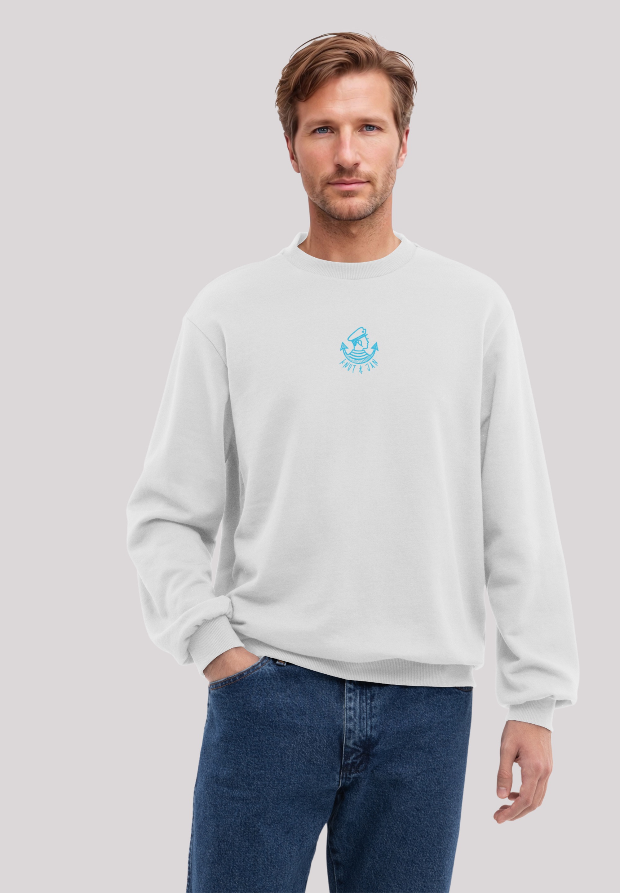 F4NT4STIC Sweatshirt »Knut und Jan Scribble Logo«, Osteee Kollektion, Urlaub, Ahoi Moin