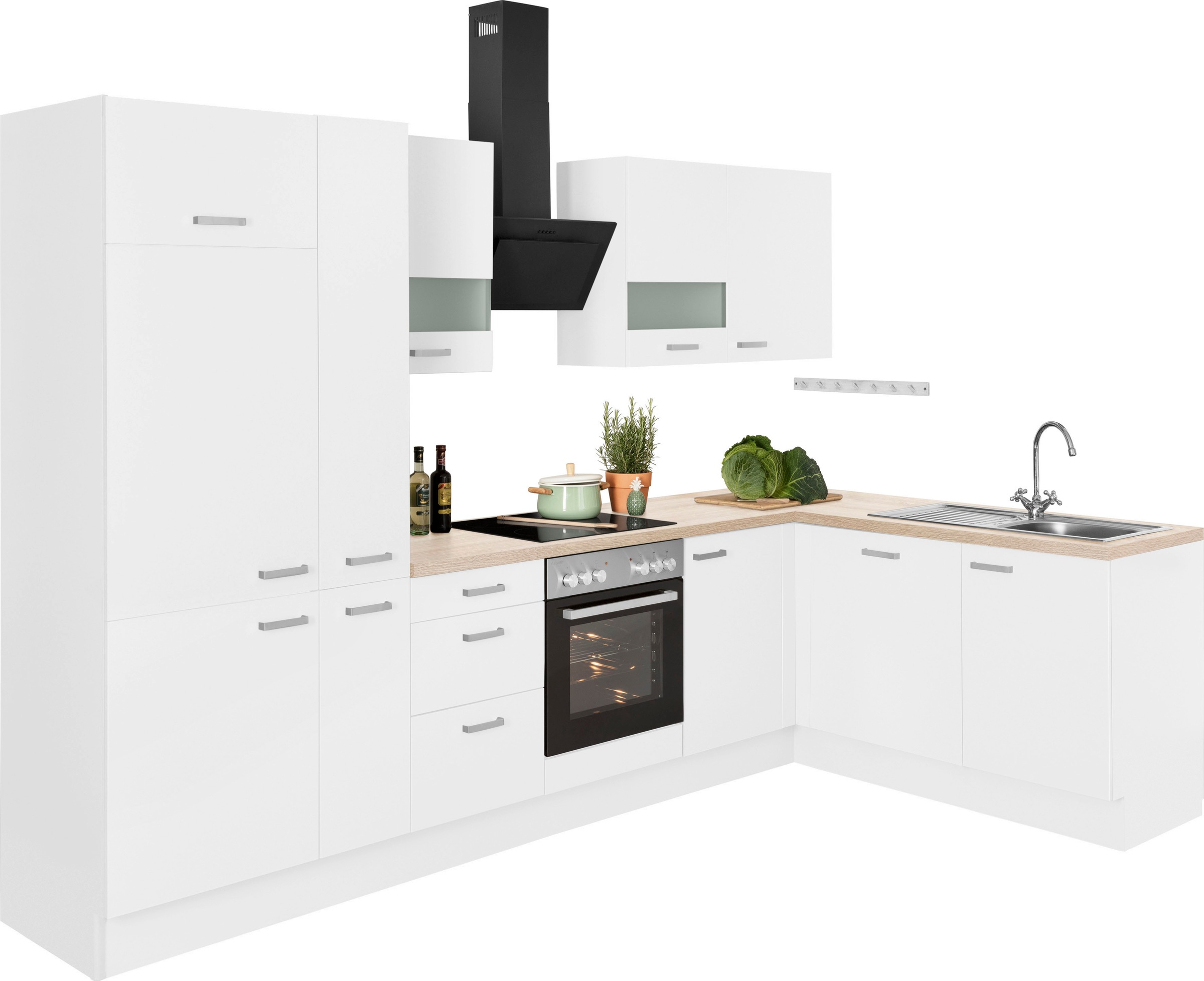 OPTIFIT Winkelküche »Parma«, ohne E-Geräte, Stellbreite 315 x 175 cm