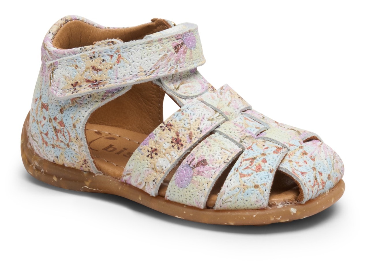 Bisgaard Sandale "carly", Sommerschuh, Klettschuh, Sandalette, mit allover Blütenprint