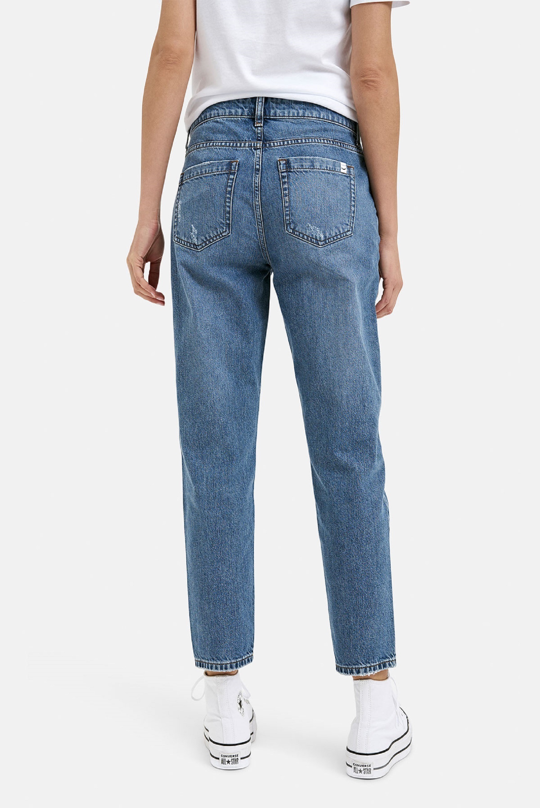 Smith & Soul Boyfriend-Jeans, mit verkürztem Bein