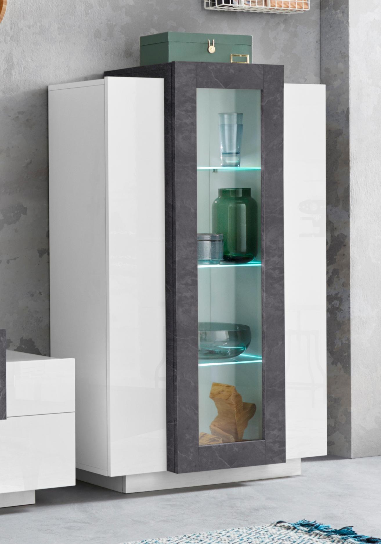 Home affaire Vitrine "Coro, Vitrine, Glasvitrine, Vitrinenschrank, Stauraum günstig online kaufen