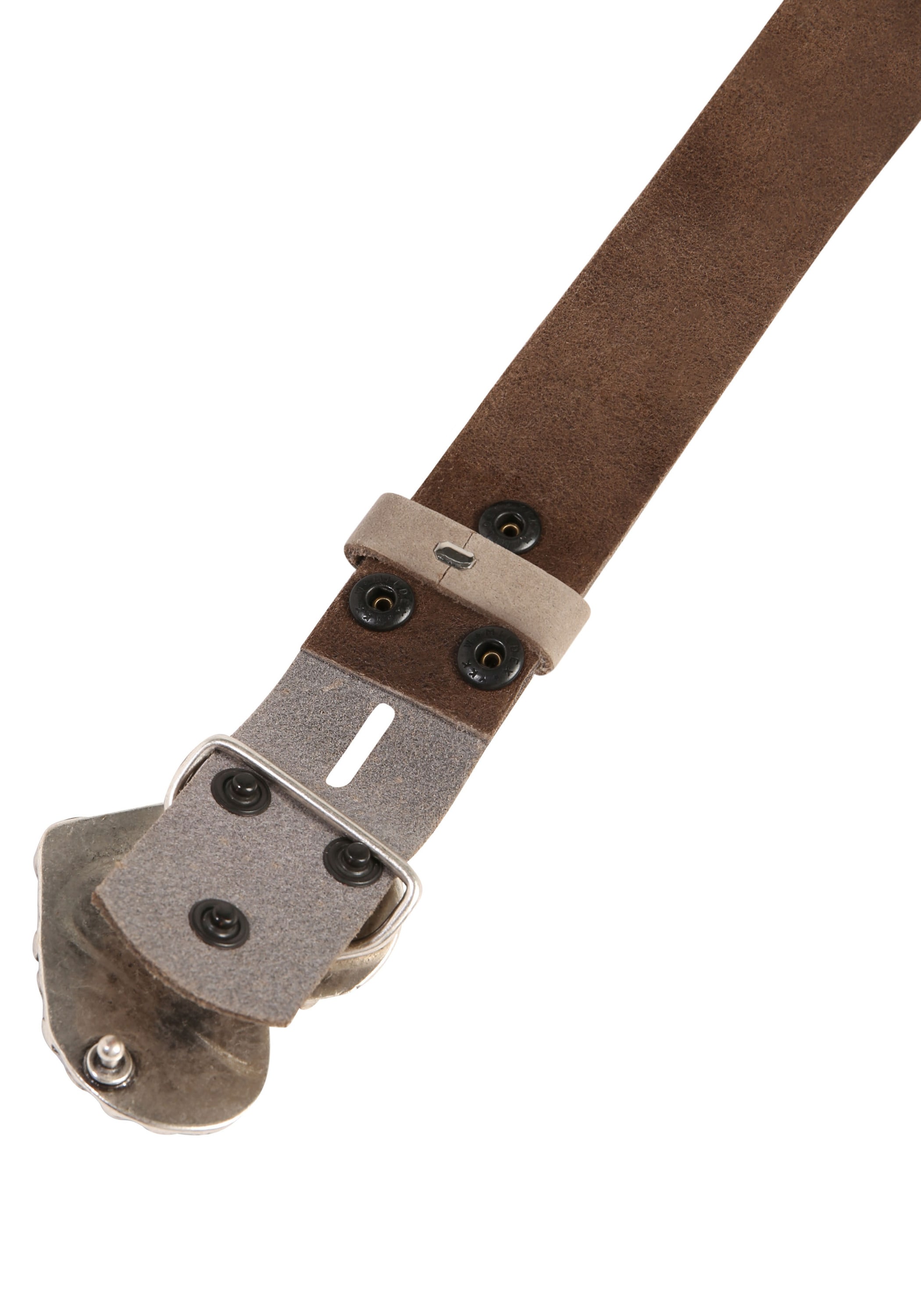 Rettungsring Gürtel Ledergürtel »»Soft Taupe«, mit austauschbarer Schließe »Rosenherz Komplett««