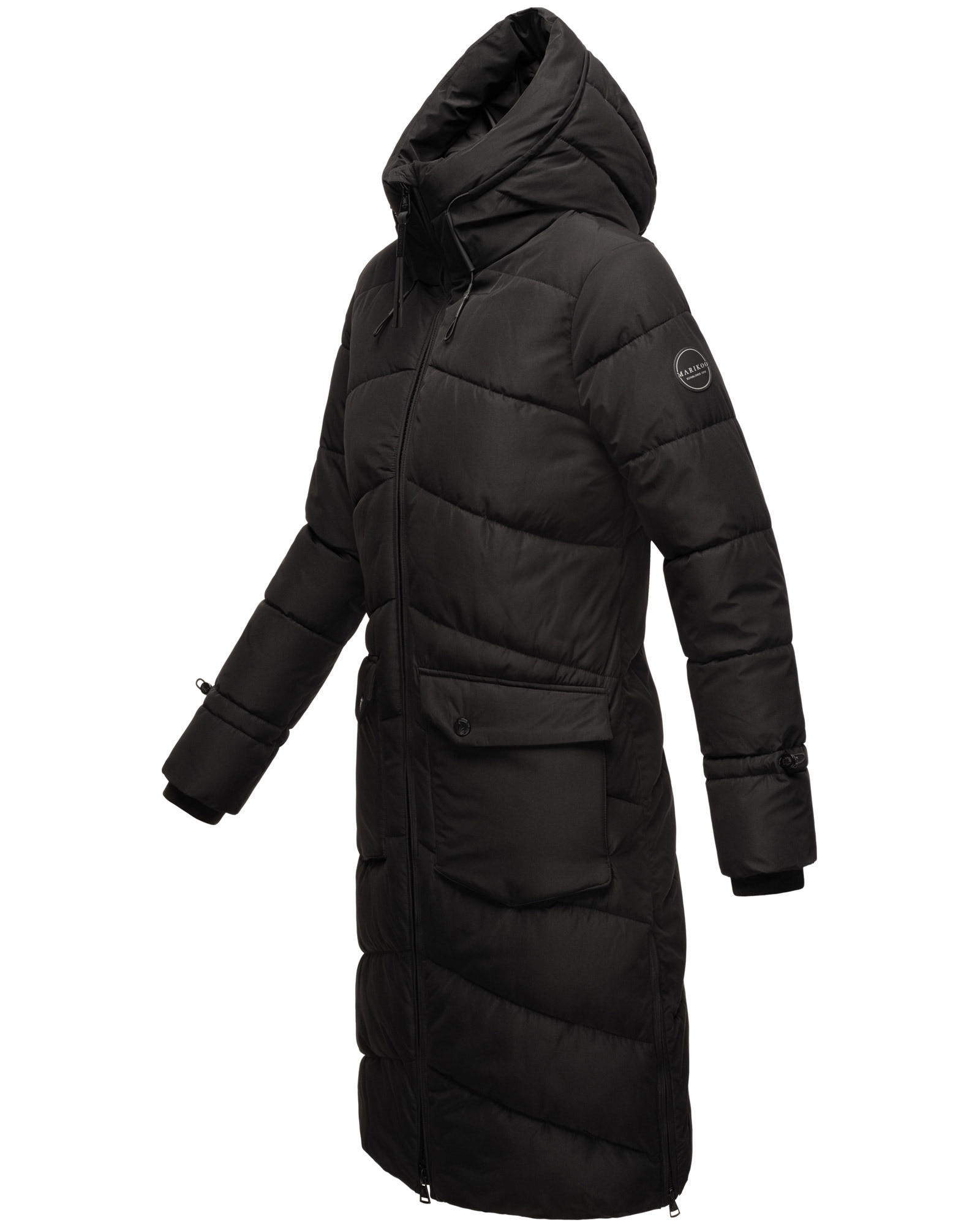 Marikoo Winterjacke »Tomomii XVI«, warmer Winter Stepp Mantel mit Kapuze