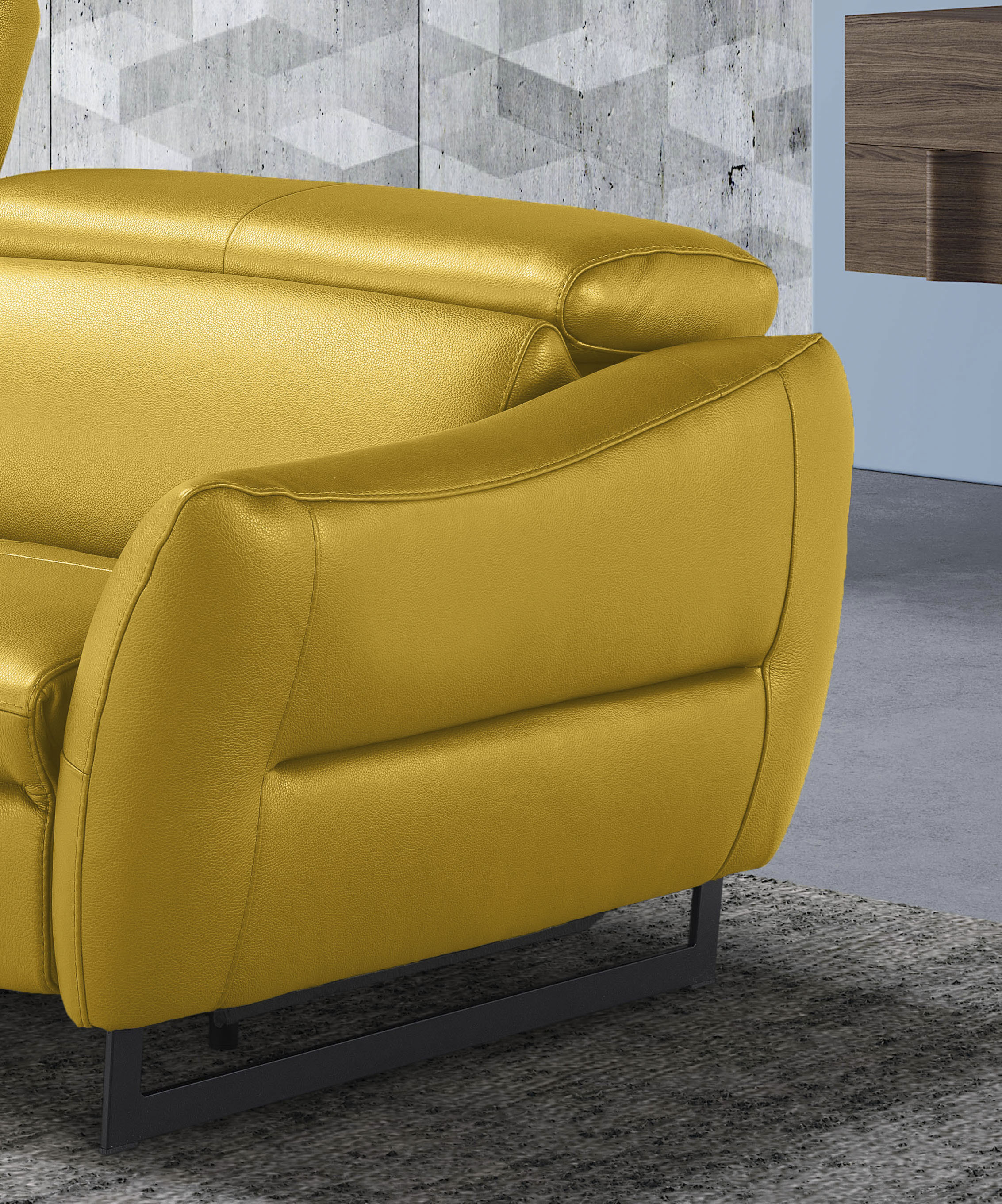 Thumbnail - Egoitaliano 2,5-Sitzer "Dafne, elegantes Designsofa mit hohem Sitzkomfort", wahlw. mit elektrischer Relaxfunktion, Kopft...