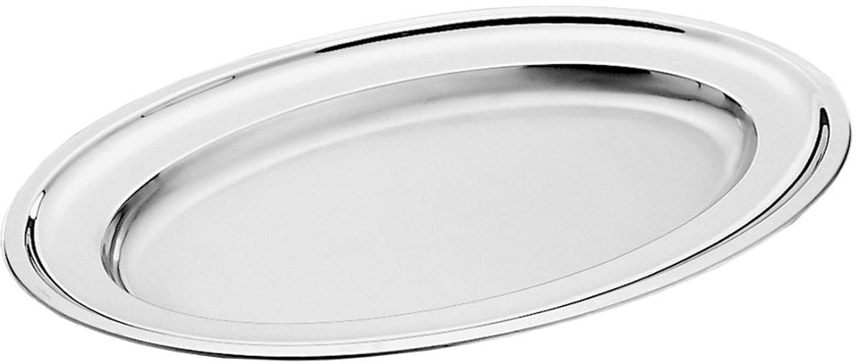 PINTINOX Servierplatte "Vassoi" oval, Edelstahl 18/10, spülmaschinengeeinge günstig online kaufen