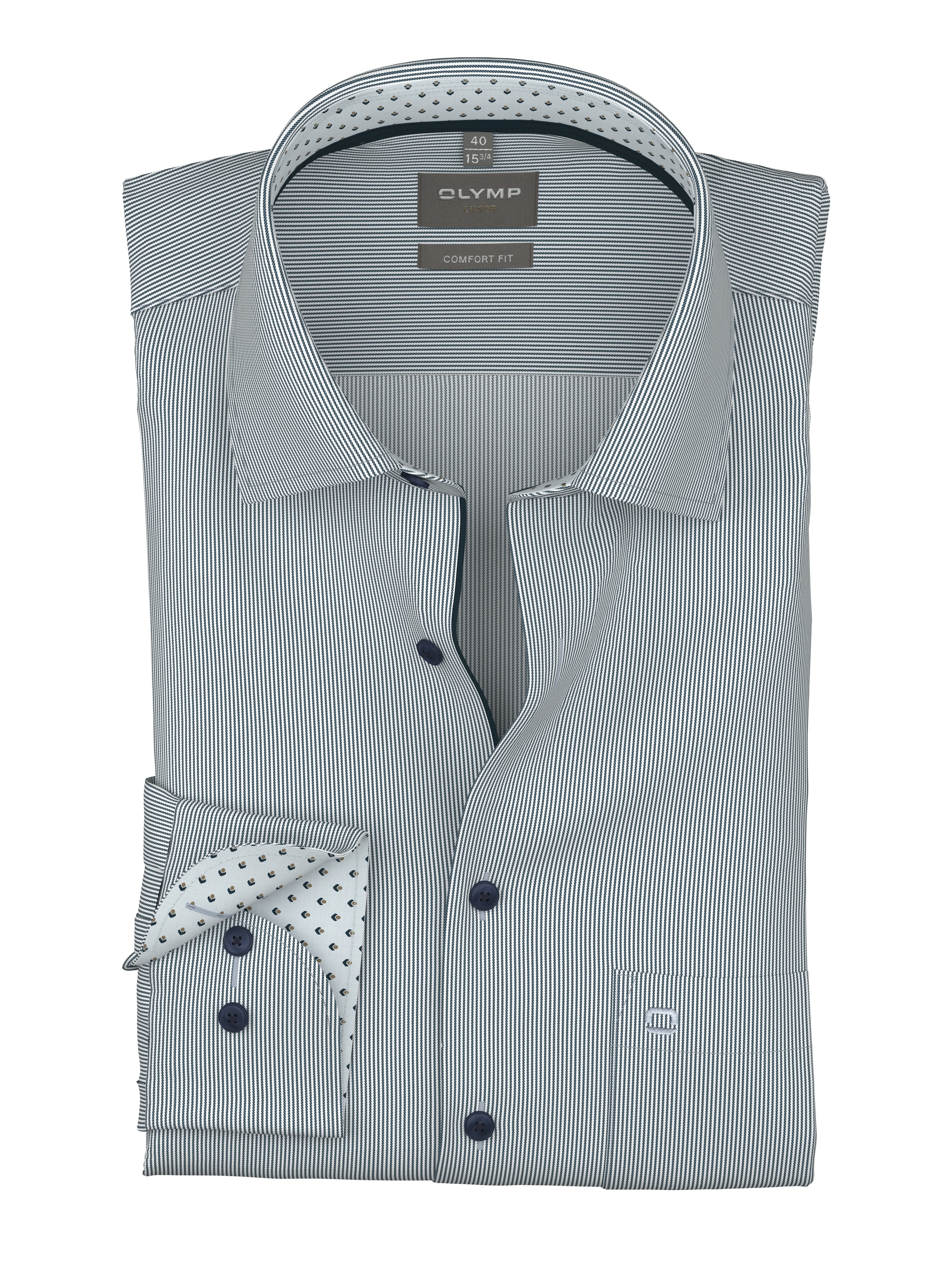 OLYMP Langarmhemd "Luxor" Businesshemd, comfort fit, New Kentkragen günstig online kaufen