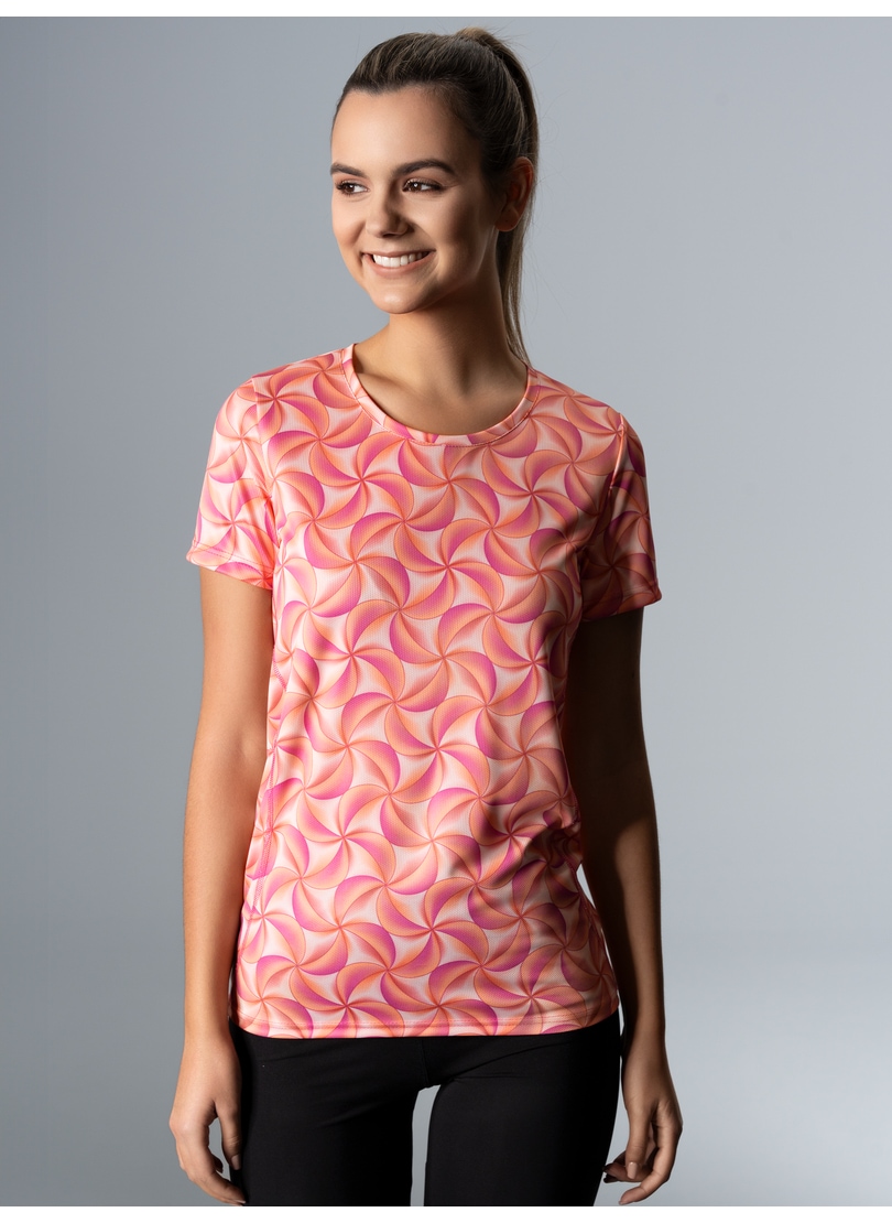 Trigema T-Shirt "TRIGEMA Sport T-Shirt mit modischem Allover-Print" 1 Stk. günstig online kaufen