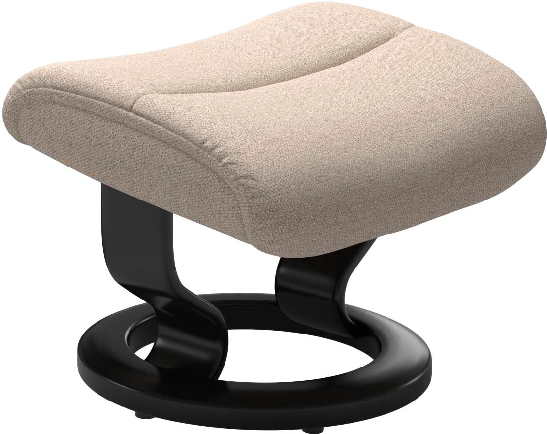 Stressless® Relaxsessel »View«, (Set, Relaxsessel mit Hocker), mit Classic Base, Größe M,Gestell Schwarz