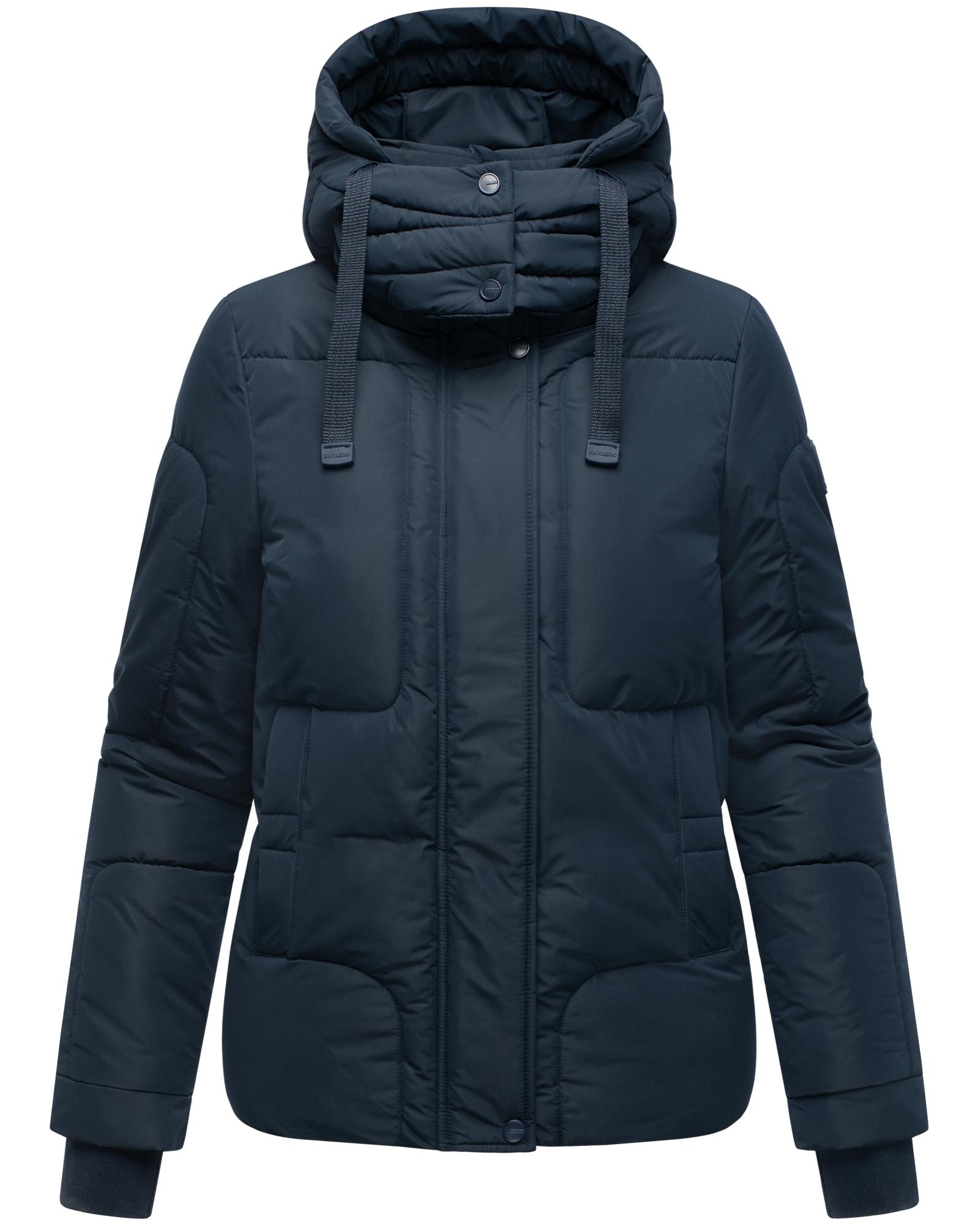 Navahoo Steppjacke "Zauberlicht 14" mit Kapuze Winterjacke mit abnehmbarer Kapuze und Fleece-Futter
