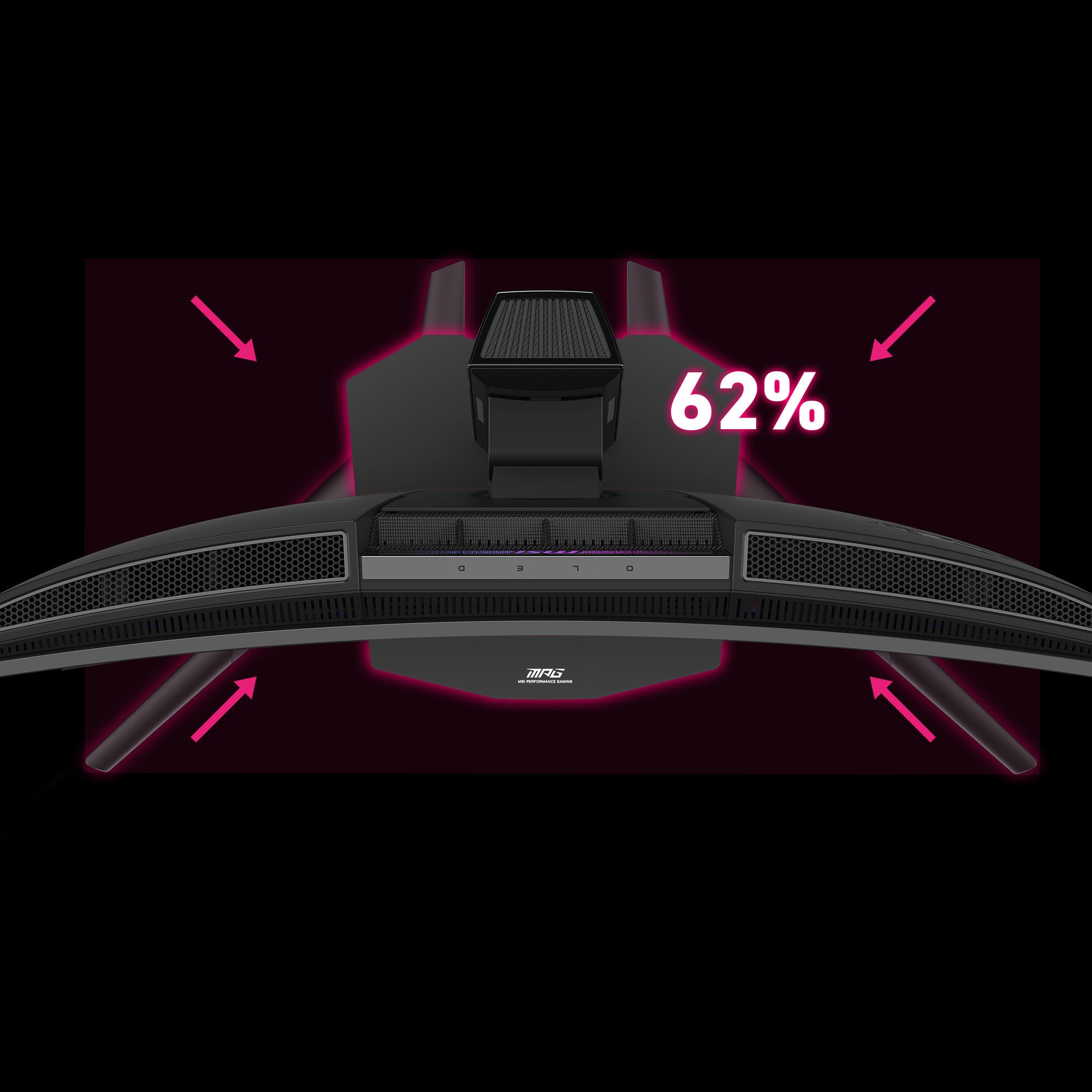 MSI Curved-Gaming-OLED-Monitor »MPG 341CQR QD-OLED X36« 86 cm/34 ″  3440 x 1440 px UWQHD 0,03 Reaktionszeit 360 Hz