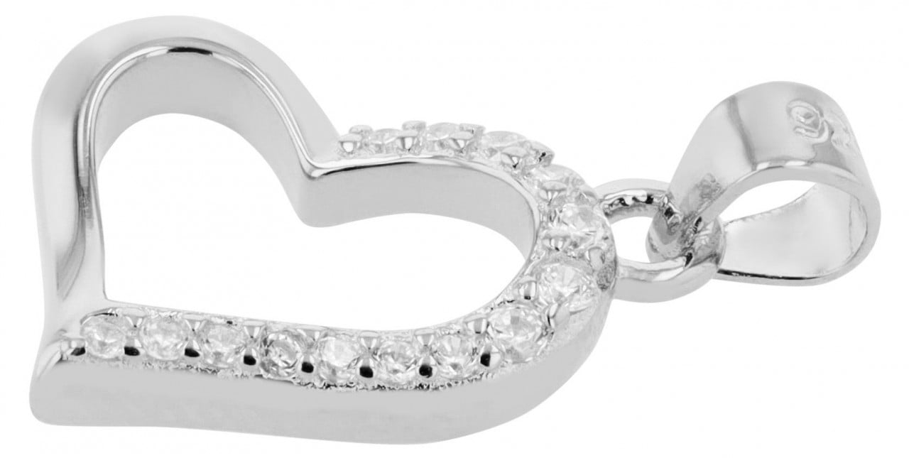 Adelia´s Kettenanhänger »hochwertiger Herz Anhänger aus 925 Sterling Silber«