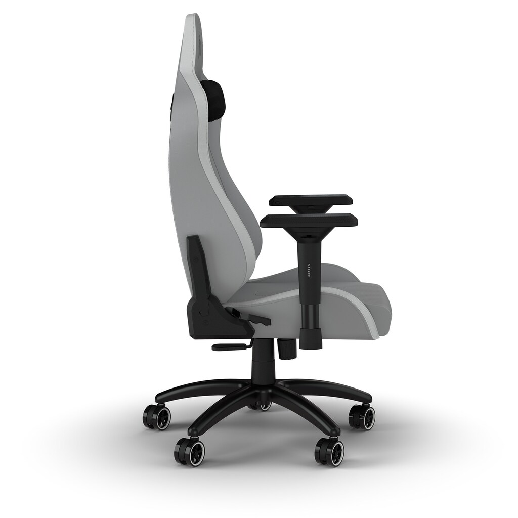 Corsair Gaming-Stuhl »TC200 Leatherette Gaming Chair, Standard Fit, Light Grey/White«