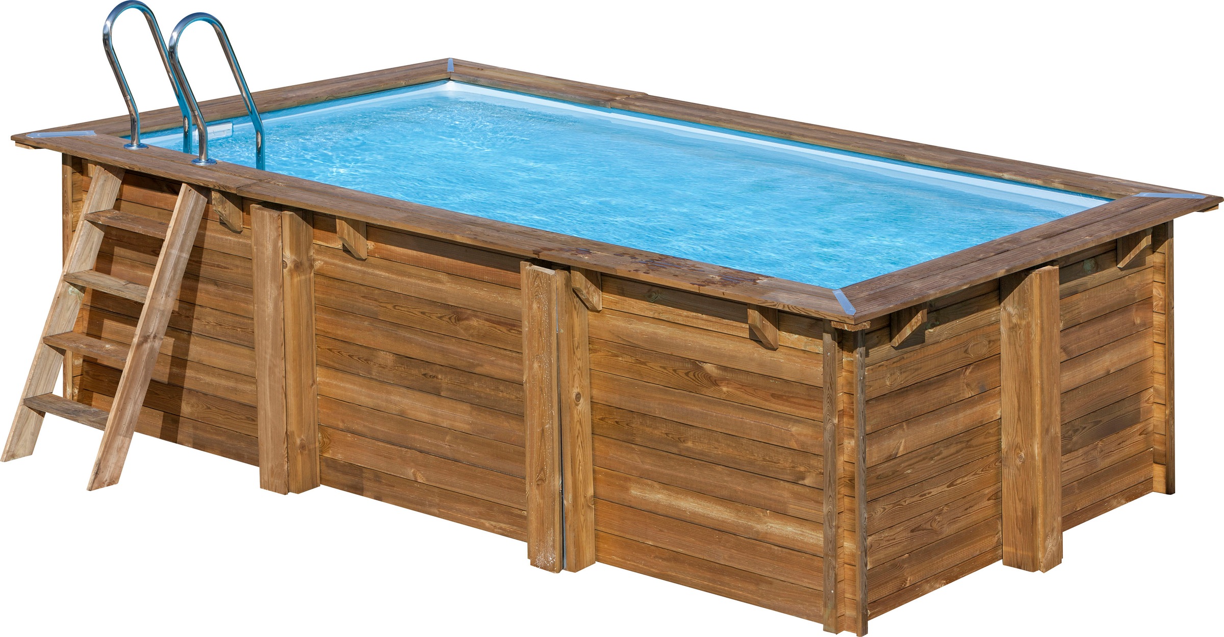 Gre Rechteckpool "MARBELLA 2" Kiefernholz, BxLxH: 270x420x117 cm günstig online kaufen