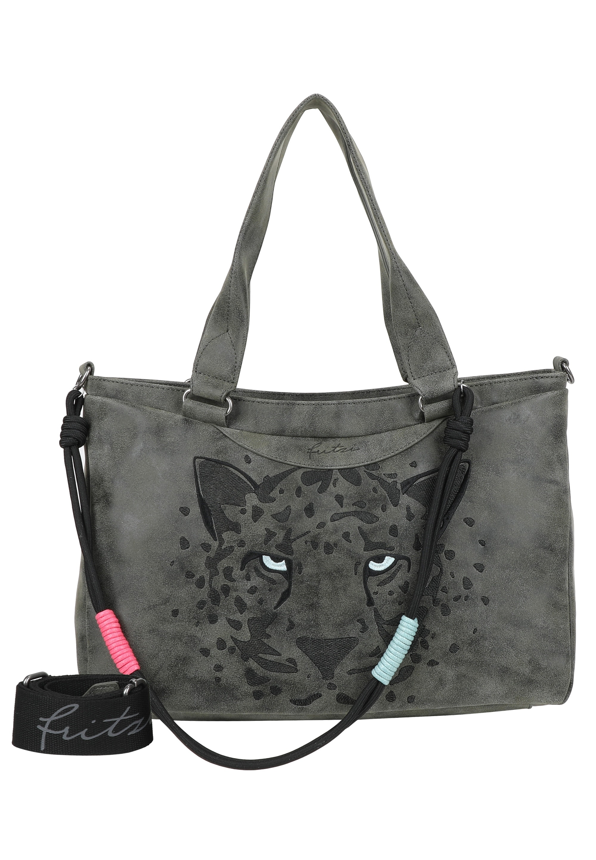Fritzi aus Preußen Henkeltasche "Black Panther", mit liebevoll gestallteter günstig online kaufen