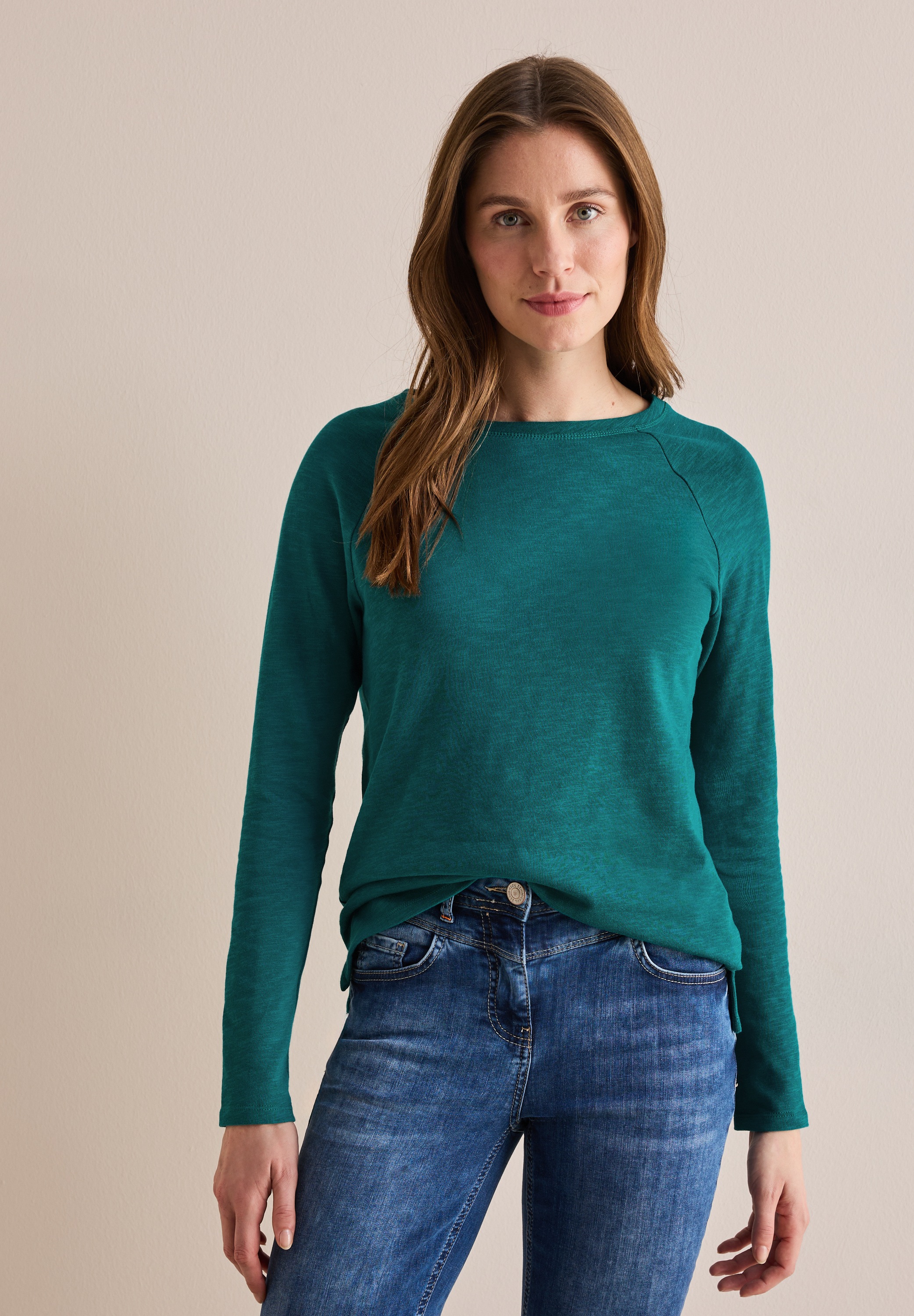 Cecil Langarmshirt, aus reiner Baumwolle