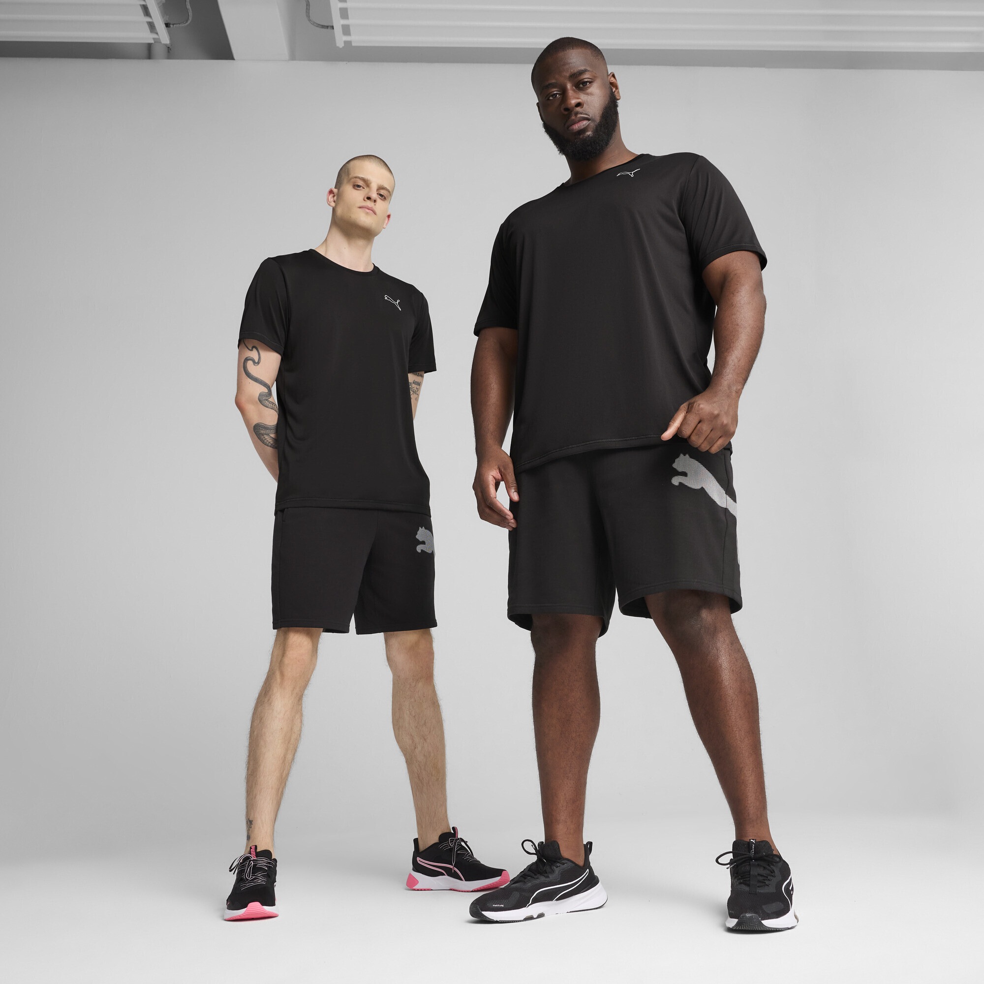 PUMA Trainingsshorts »Train All Day Big Logo Gestrickte Shorts Herren«