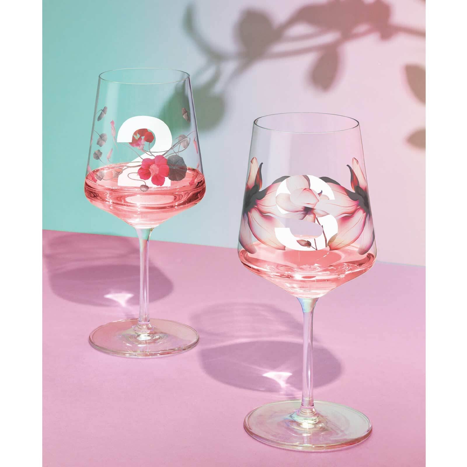 Ritzenhoff Aperitifglas »Aperitifgläser Blumen und Zahlen Sommersonett 544 ml 2er Set transparent«