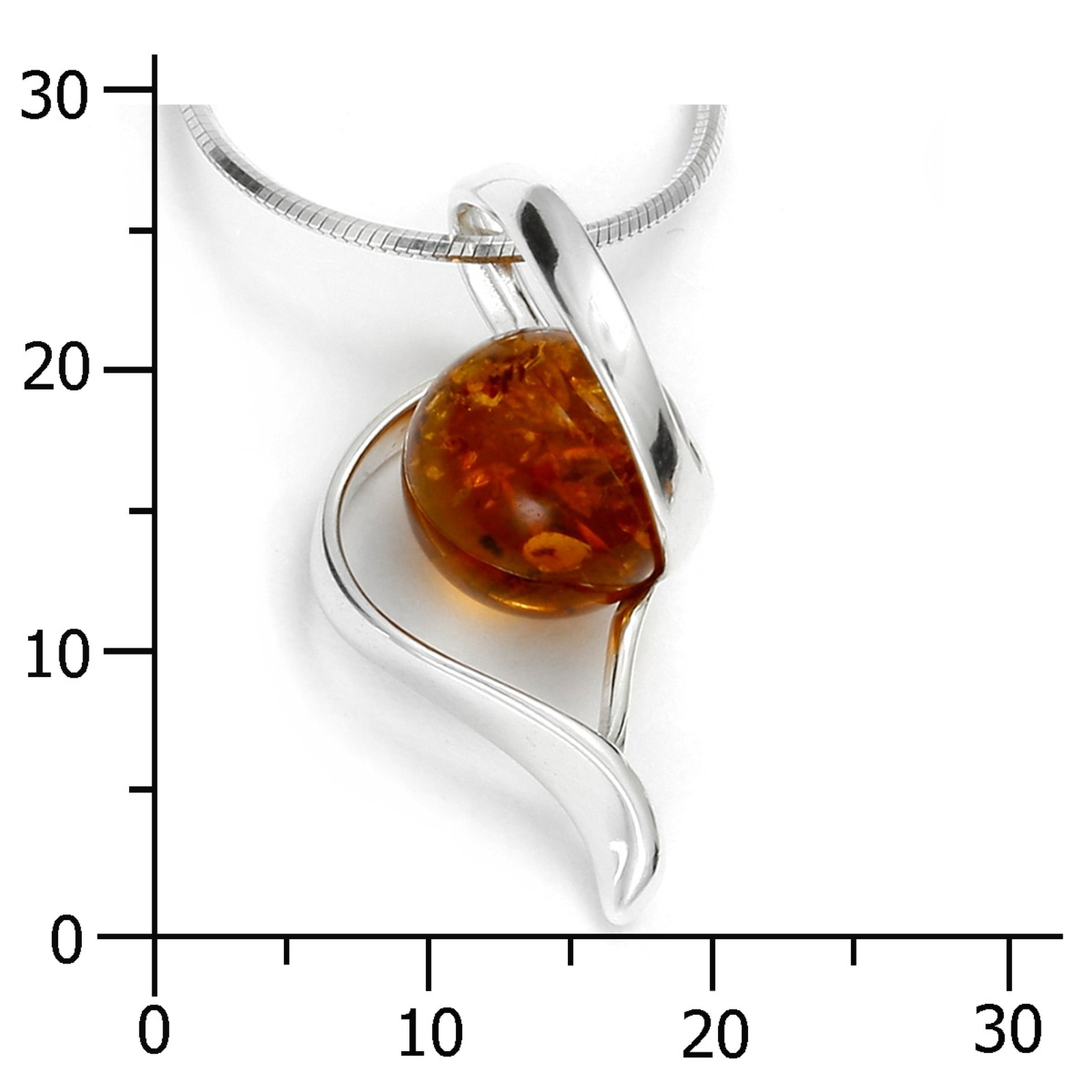 OSTSEE-SCHMUCK Kette mit Anhänger »Ostsee-Schmuck Kette mit Anhänger Gleiter-Isabella«