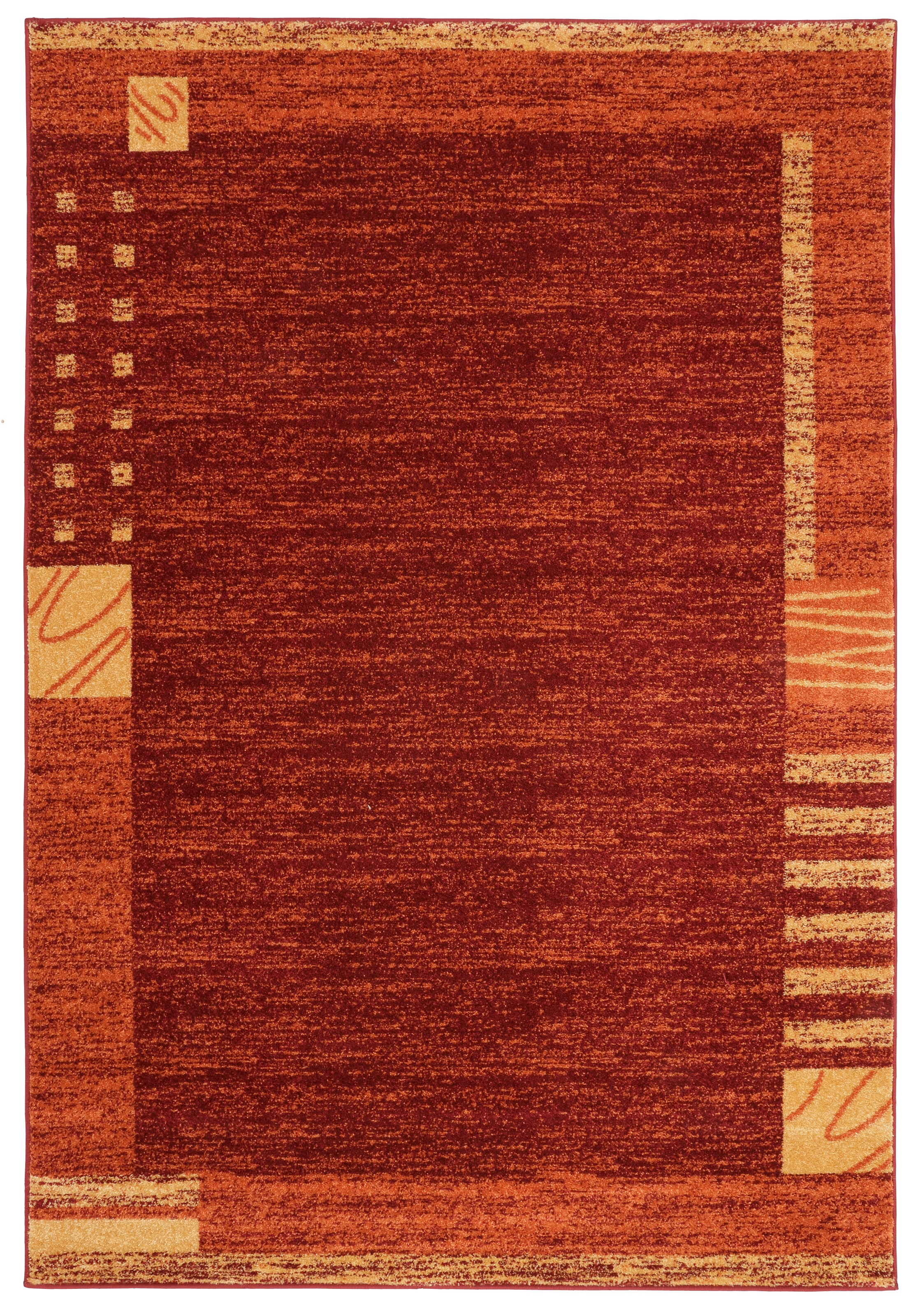 my home Teppich "Jonas" rechteckig 8 mm Höhe flacher Teppich, Kurzflor, Wei günstig online kaufen