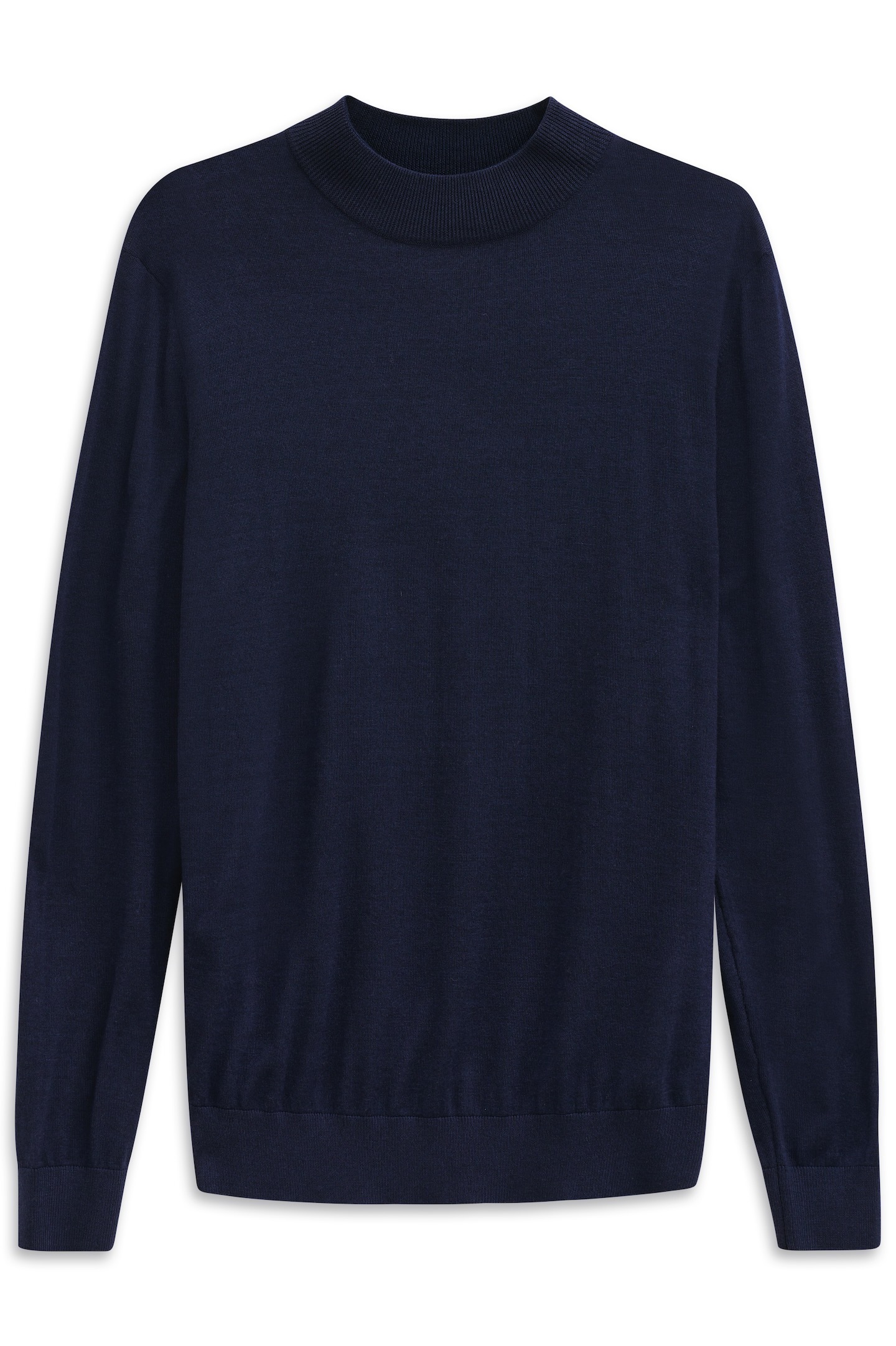 bugatti Rollkragenpullover »Regular Fit«, aus Merino-Wolle-Seide-Mix