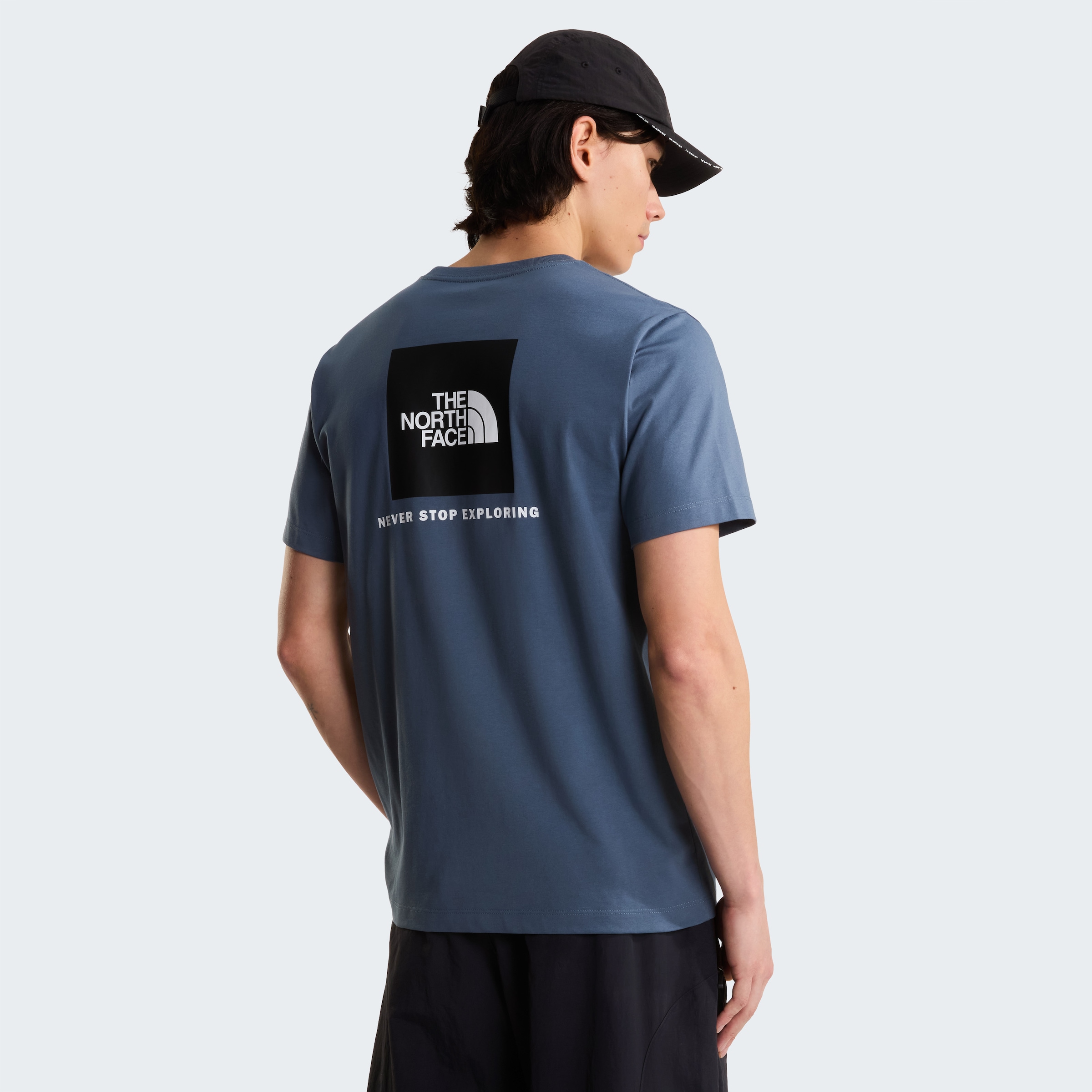 The North Face T-Shirt »M EVOLUTION BOX NSE REGULAR SHORT SLEEVE« normale Passform, Kurzarm, aus Baumwollmischjersey
