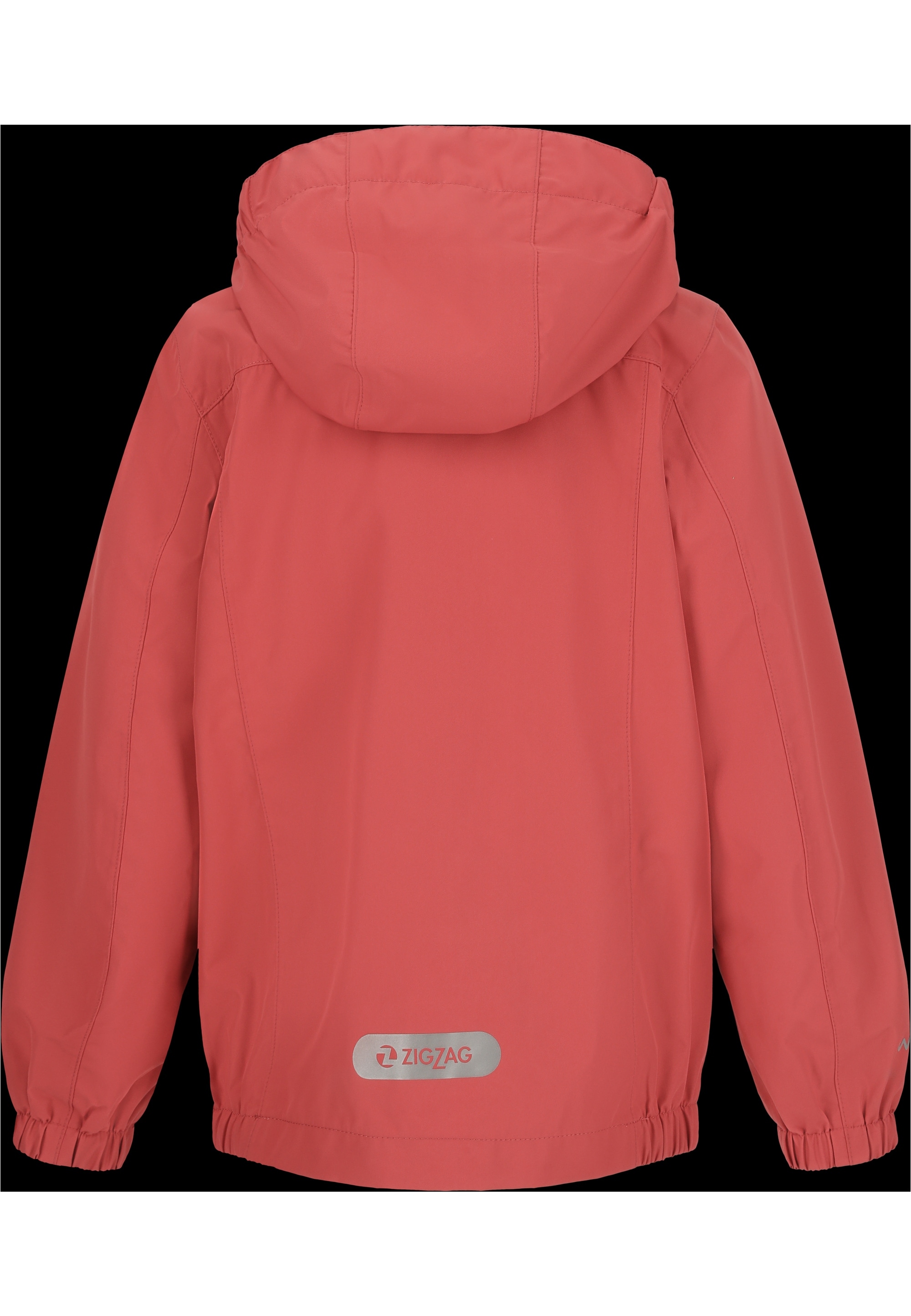 ZIGZAG Jungen Outdoorjacke "Orkan", rot, Gr. 104, unifarben, 100% Polyester, Jacken, mit 10.000 mm Wassersäule