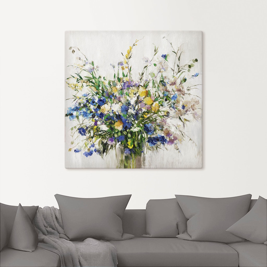 Artland Wandbild »Wildblumenstrauß«, Blumenbilder, (1 St.)