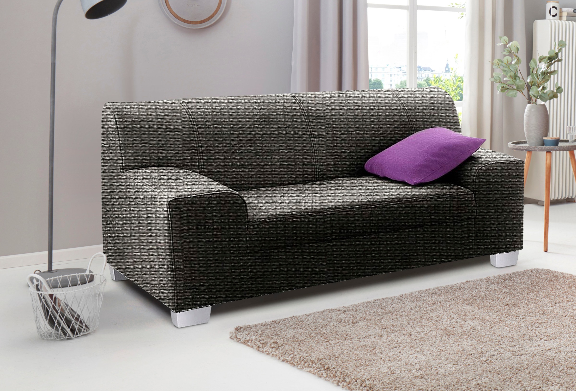 DOMO collection 2-Sitzer »Amando zeitlos und modern, komfortabel,«, in vielen Bezugsvarianten, auch in Leder