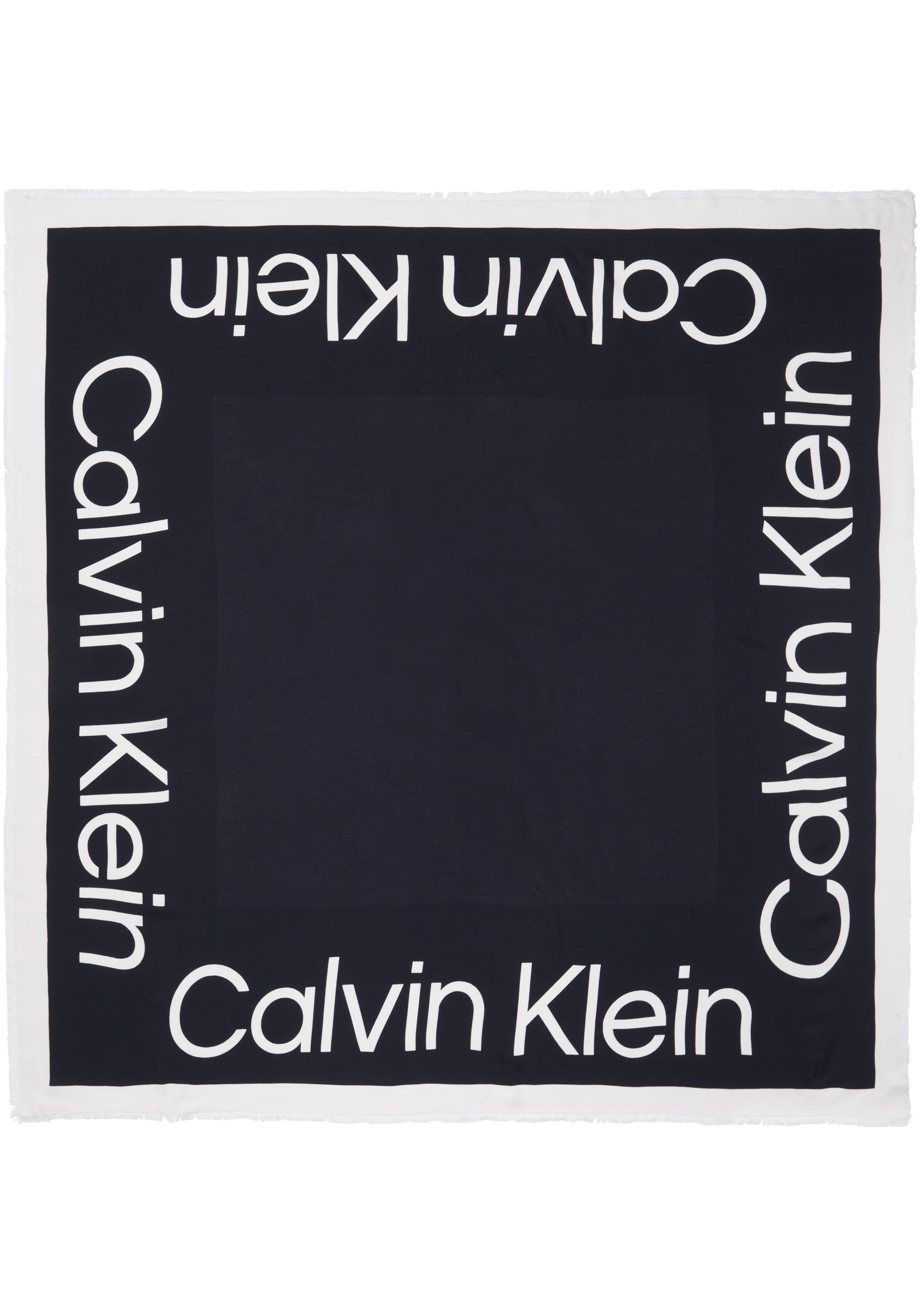 Calvin Klein Modetuch "CONTRAST LOGO JACQUARD SCARF", mit Logoschriftzug günstig online kaufen