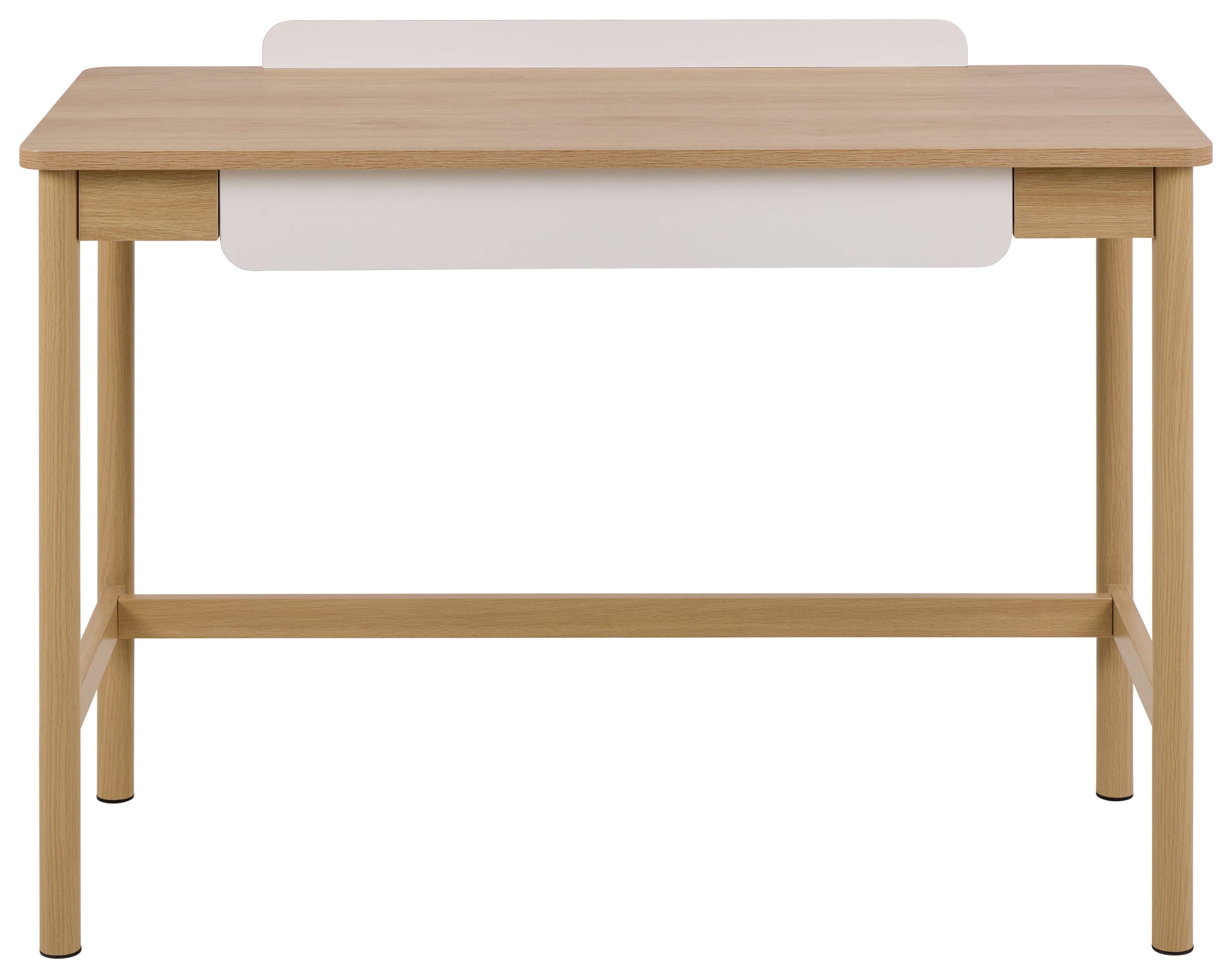 ACTONA GROUP Schreibtisch »Alpena, Arbeitstisch, Bürotisch, Tisch« Breite 120 cm, skandinavischer Stil, Holzoptik, beige, Schublade, FSC™