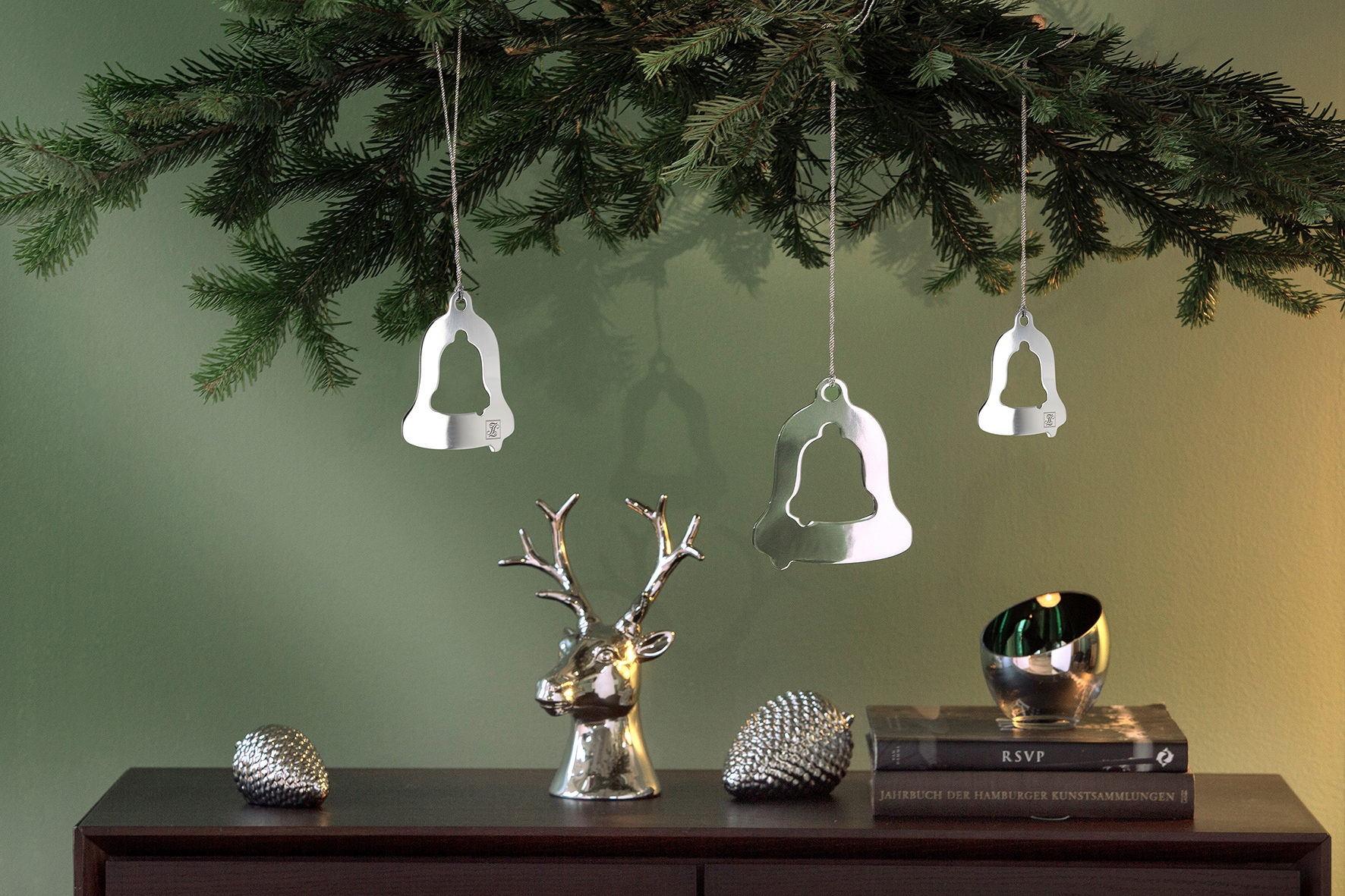 Fink Dekohänger »BELL«, (1 St.), Adventsanhänger, aus Edelstahl, outdoorgeeignet