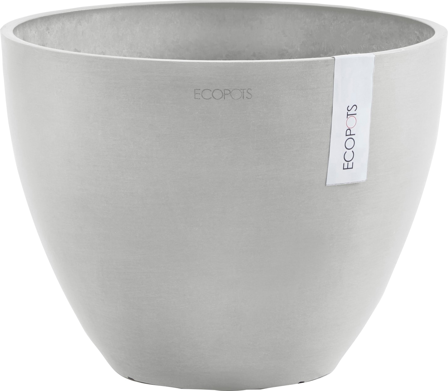 Ecopots Pflanztopf Antwerp Weißgrau 40 cm x 30 cm günstig online kaufen